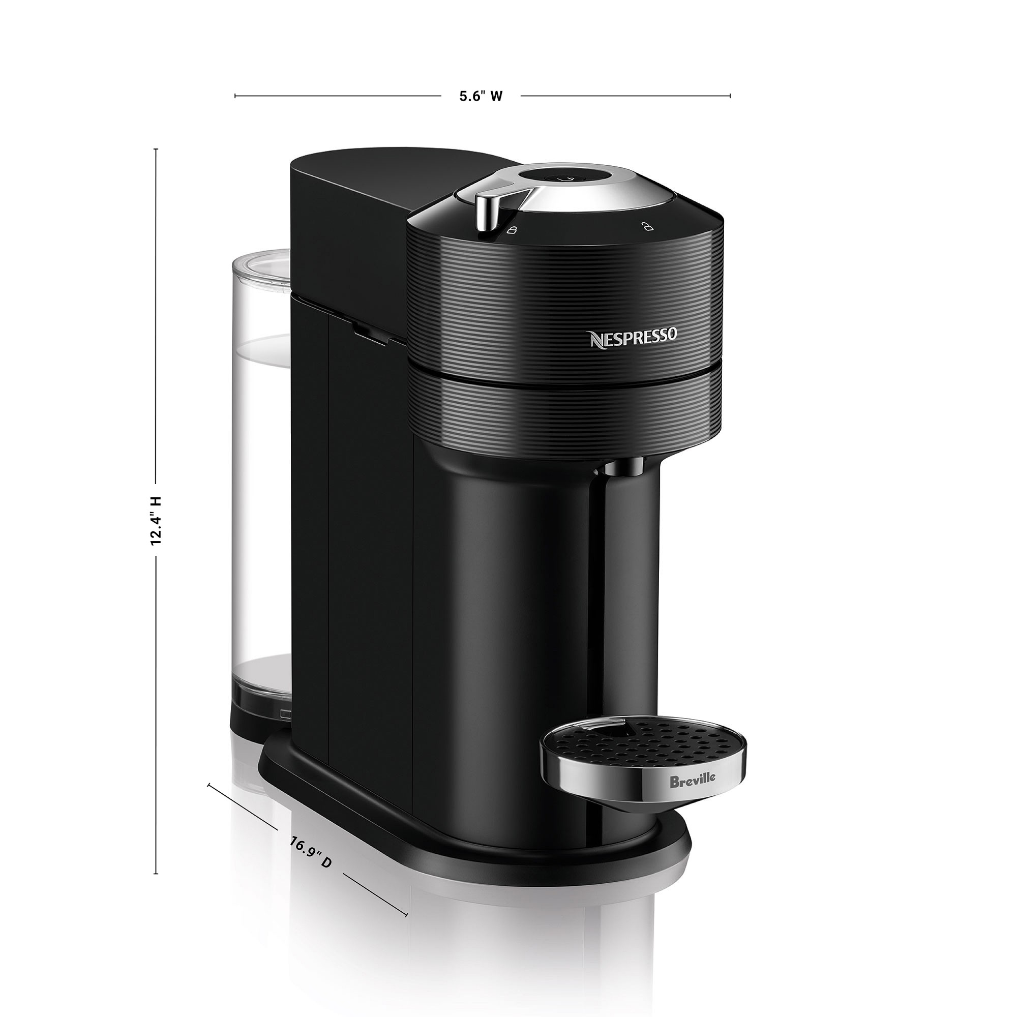 Nespresso Vertuo Next Premium Espresso Machine with Aeroccino Milk Frother by Breville