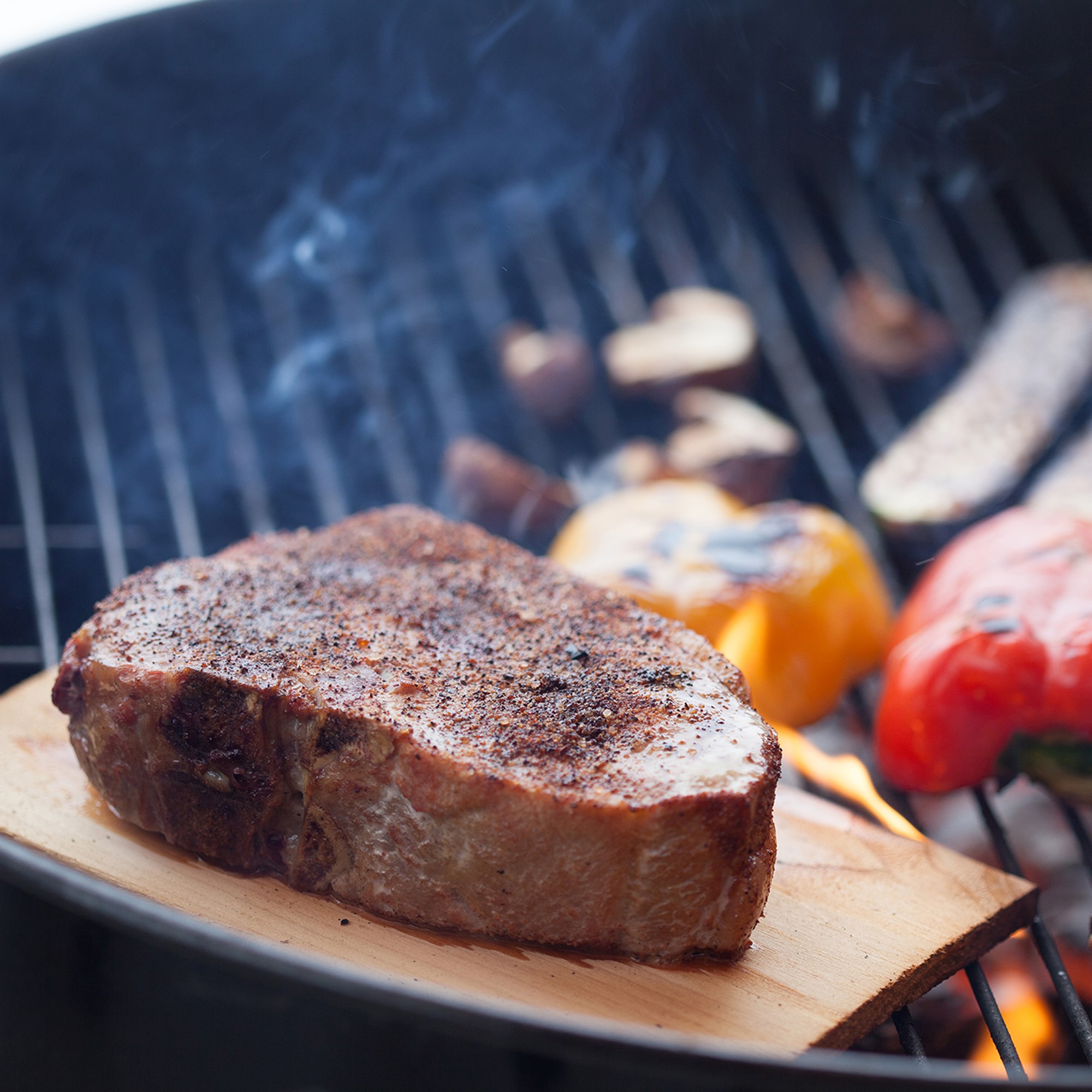 Williams Sonoma Cedar Plank, Set of 4 with Carrier