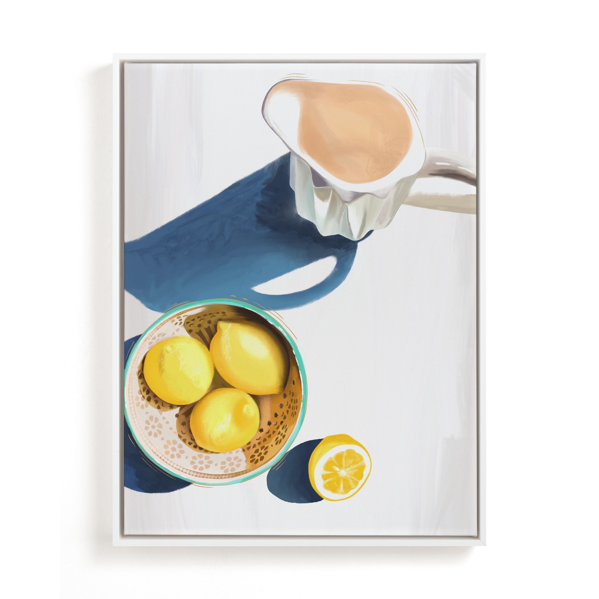 Flatlay Lemon Study No.2 Limited Edition Kitchen Art by Minted