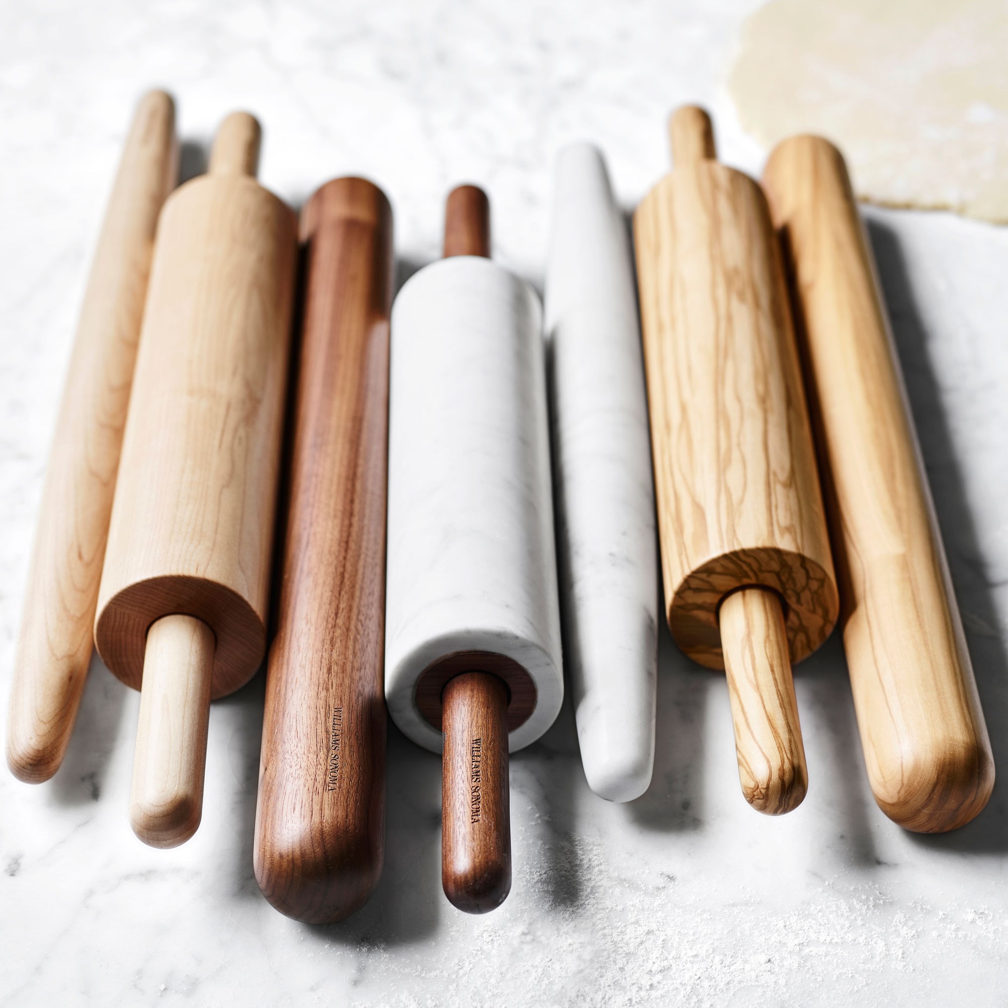 Williams Sonoma Straight Olivewood Rolling Pin