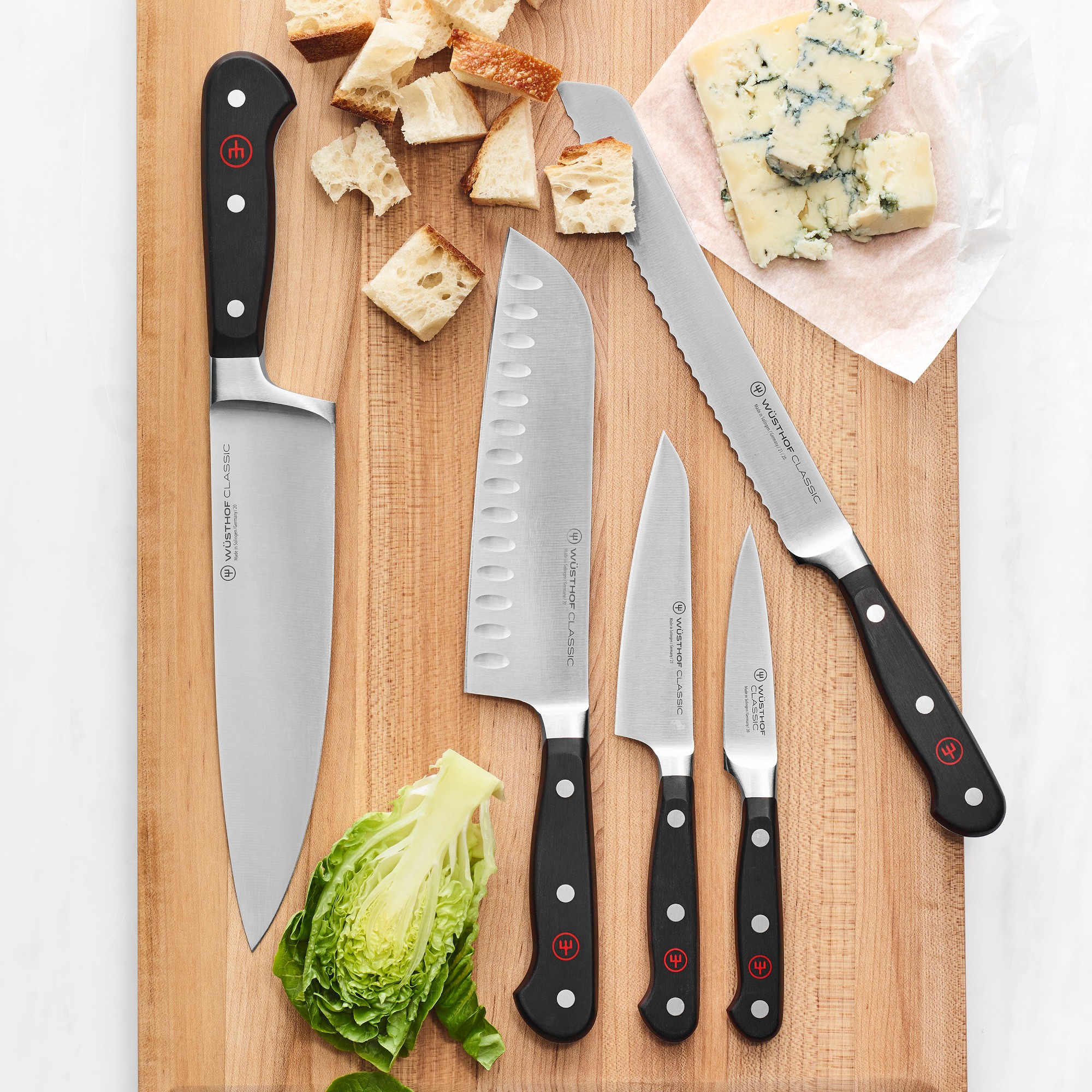 Wüsthof Classic Hollow-Edge Santoku Knife