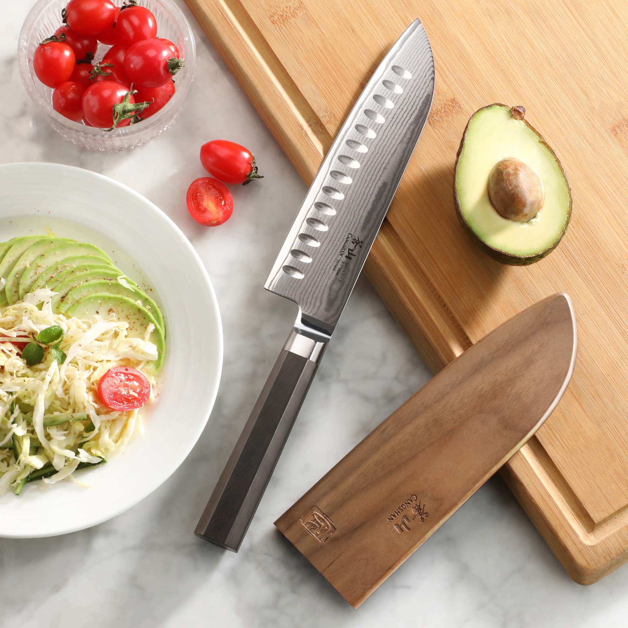 Cangshan Maya Santoku Knife, 7