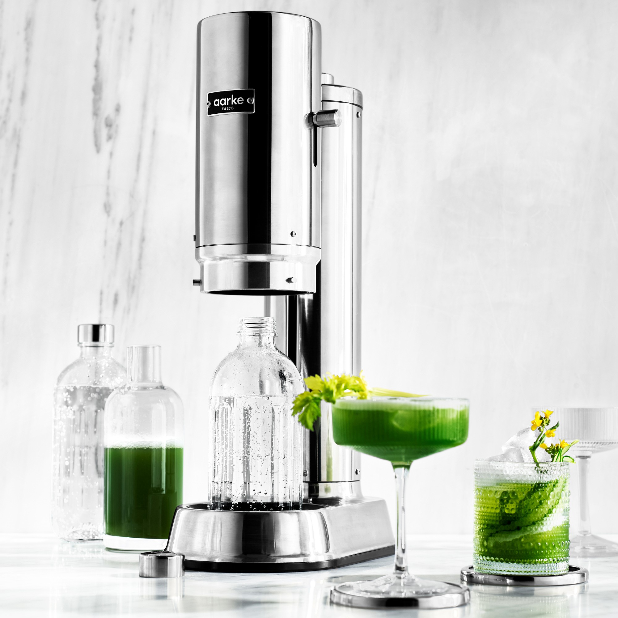 Aarke Carbonator Pro with Glass Bottle