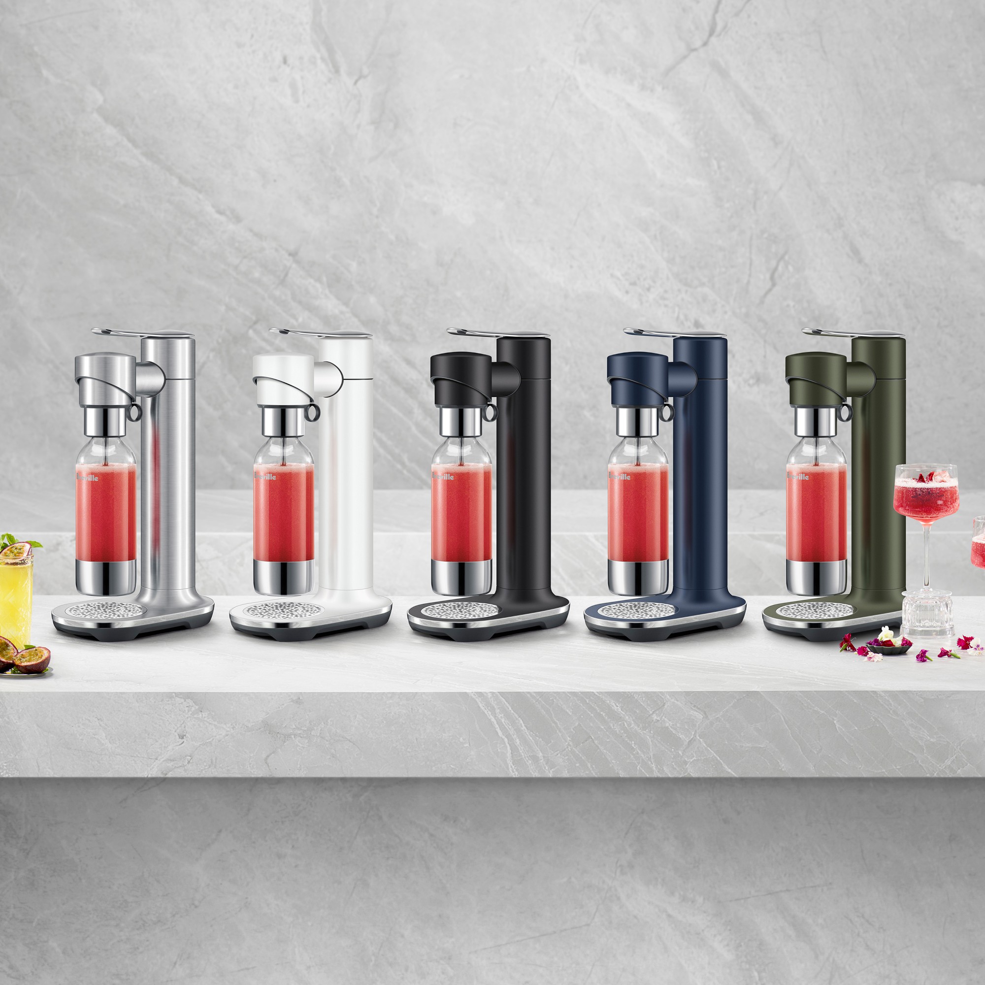 Breville InFizz™ Fusion Sparkling Beverage Carbonator