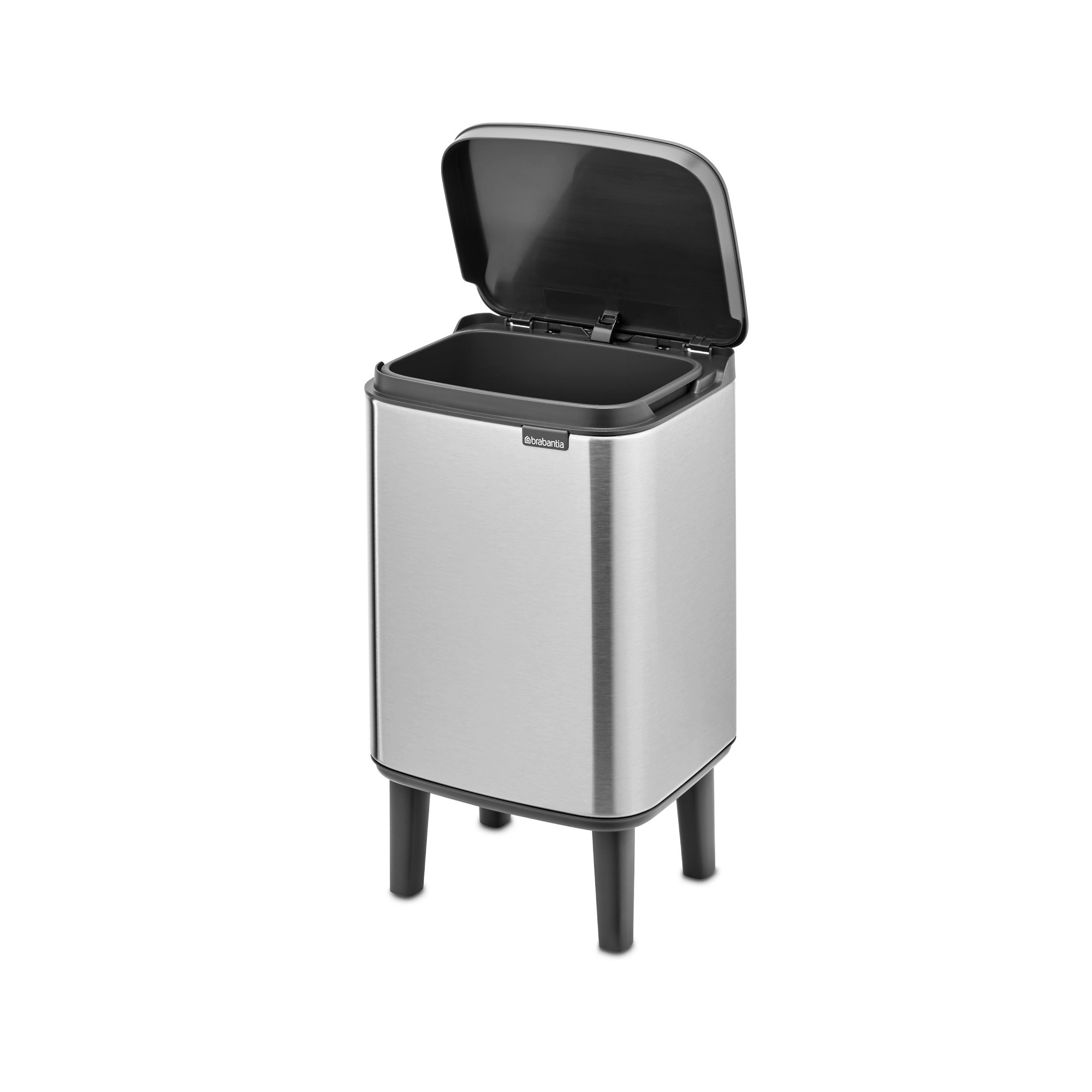 Brabantia Bo Hi Single Compartment Trash Can, 1.1-Gallon