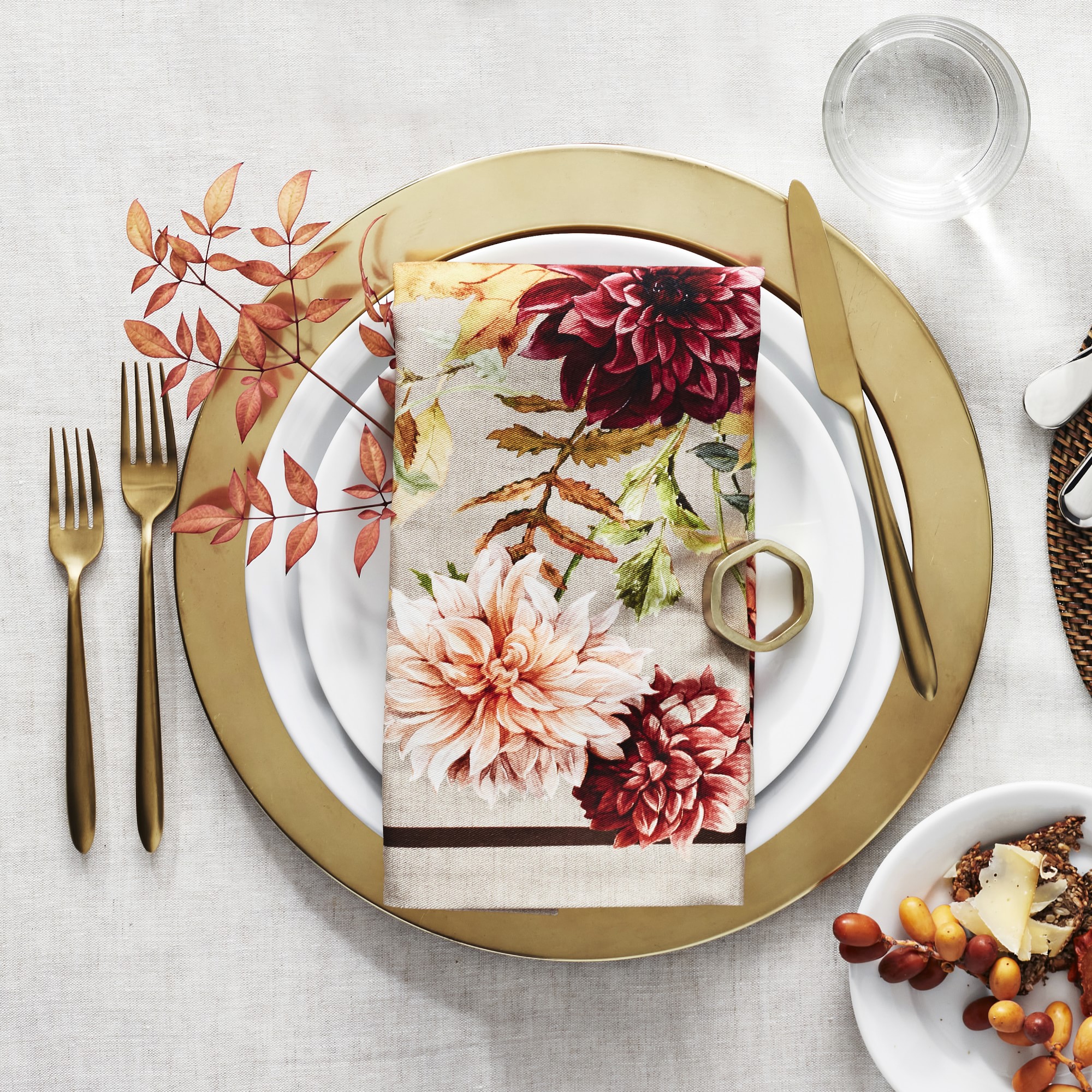 Antique Brass Charger