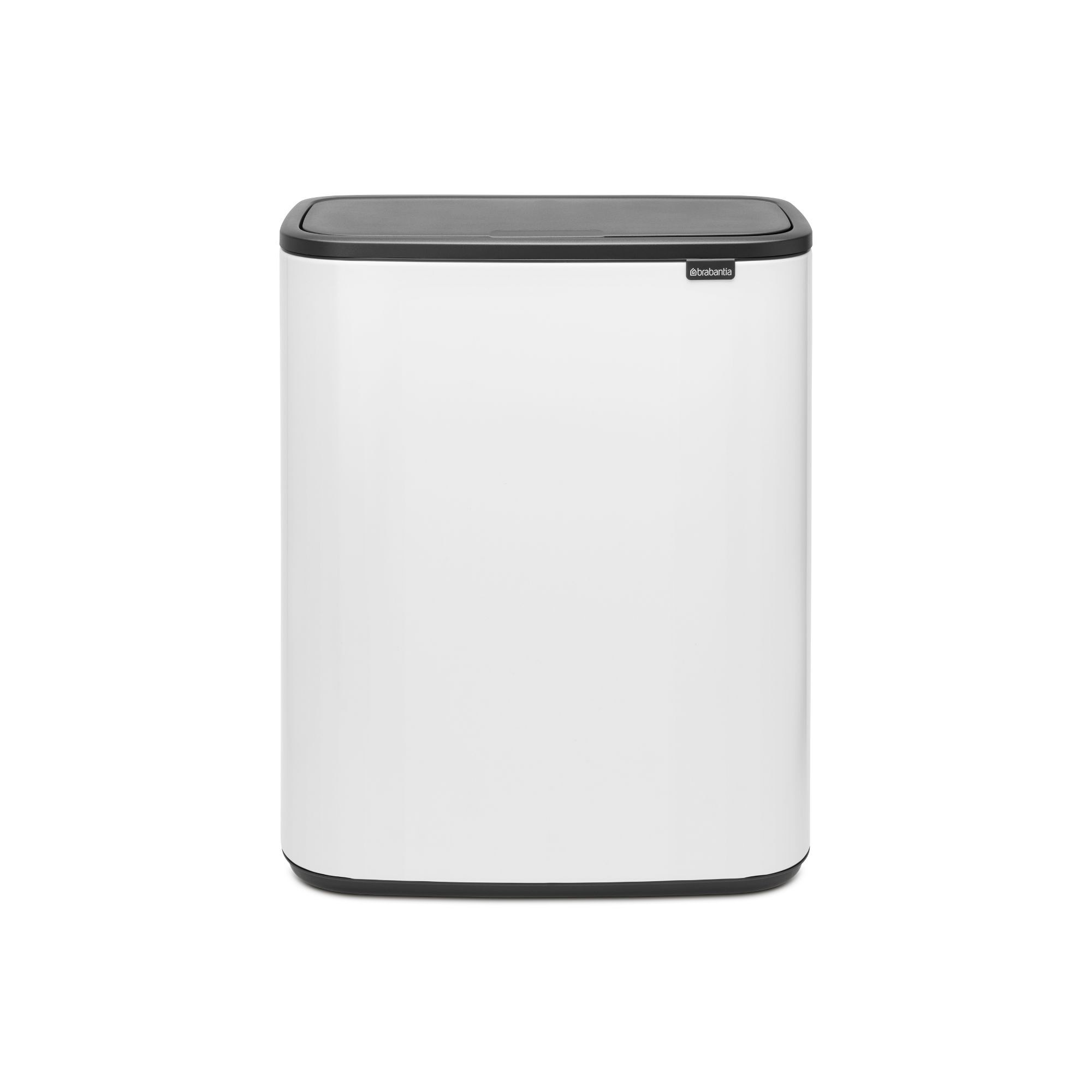 Brabantia Bo Step On Dual Compartment Recycling Trash Can, 2 x 8 Gallon