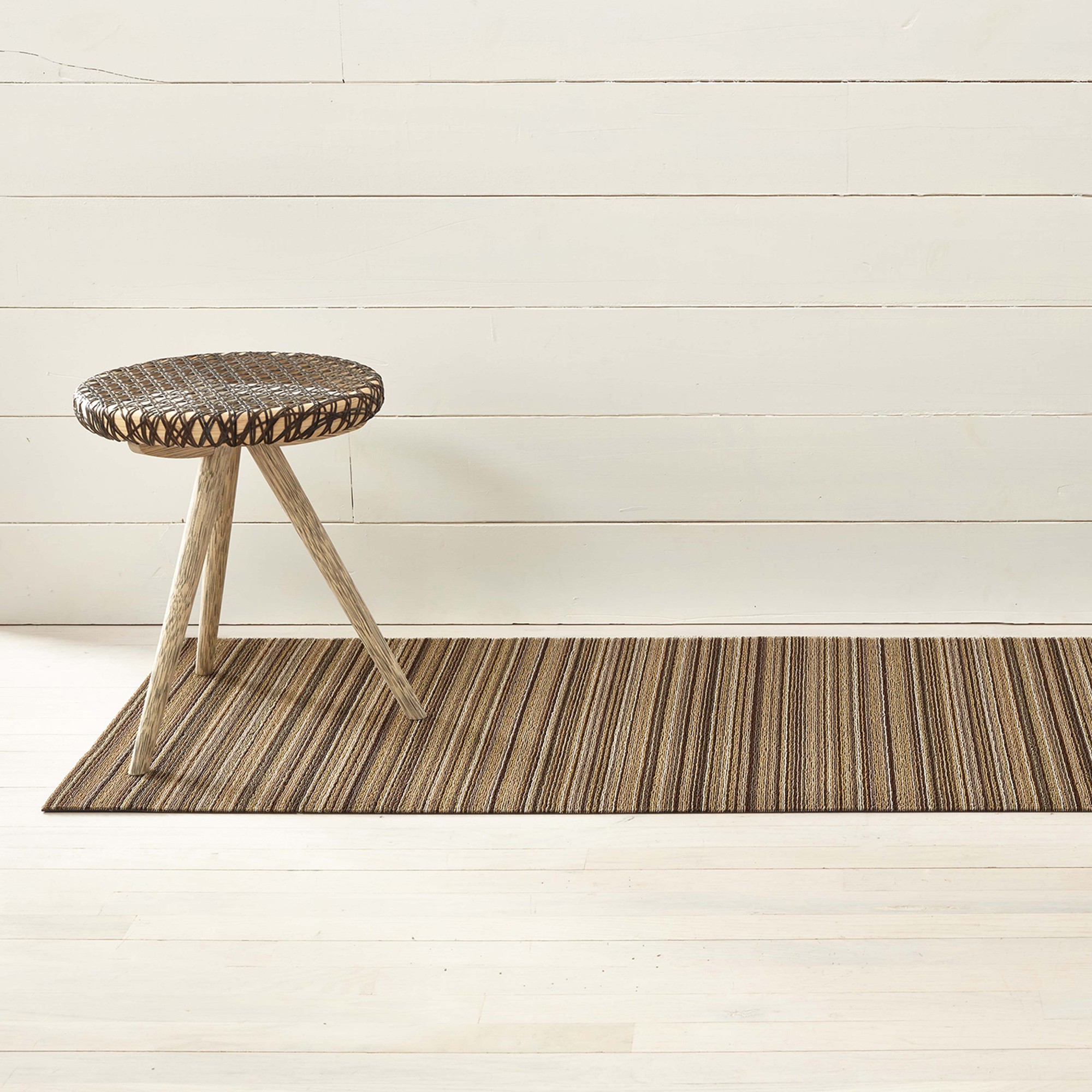 Chilewich Easy Care Skinny Stripe Shag Floormat