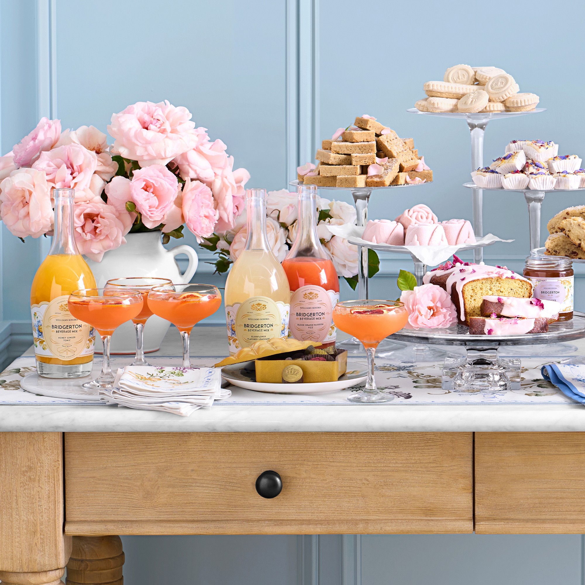 Bridgerton x Williams Sonoma Napkins, Set of 4