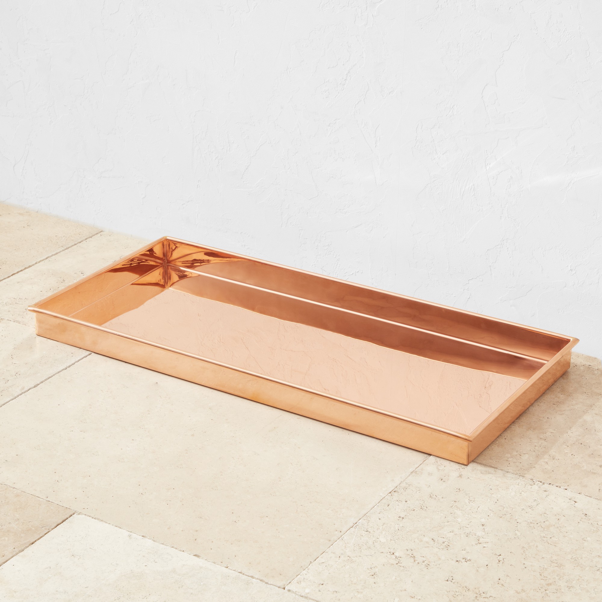 Williams Sonoma Copper Boot Tray