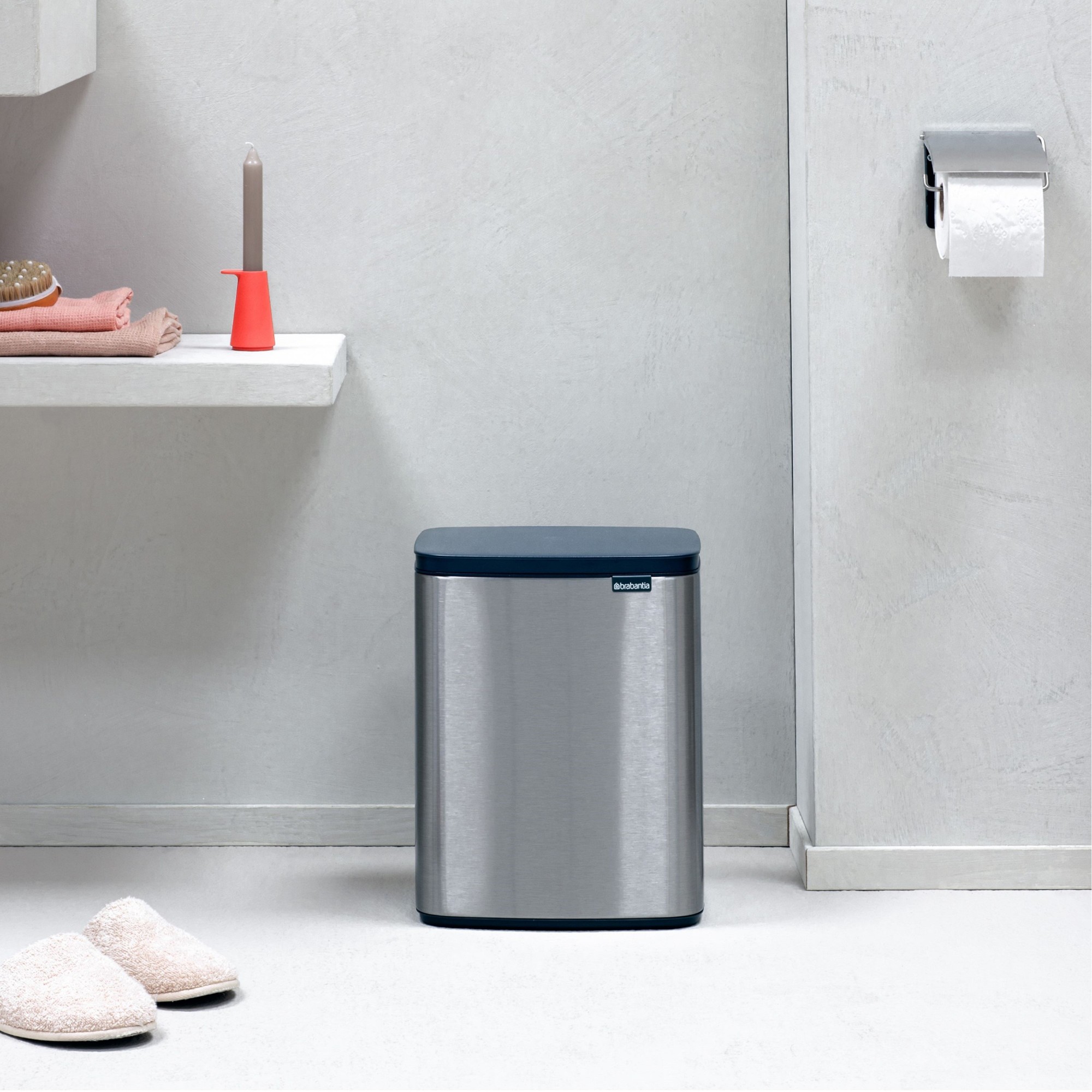 Brabantia Bo Single Compartment Trash Can, 1.8-Gallon