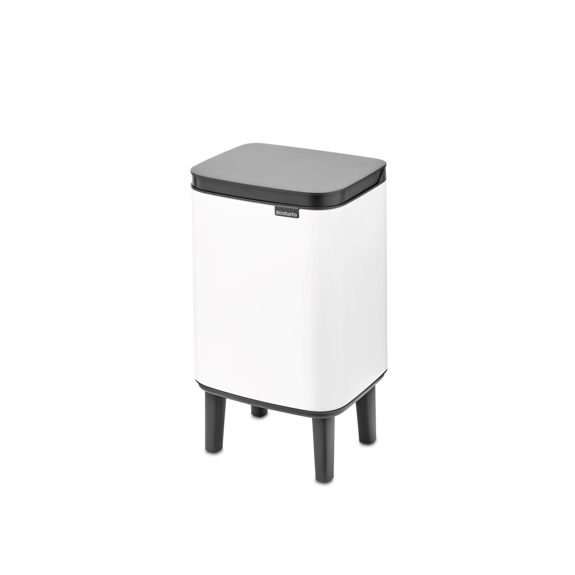 Brabantia Bo Hi Single Compartment Trash Can, 1.1-Gallon
