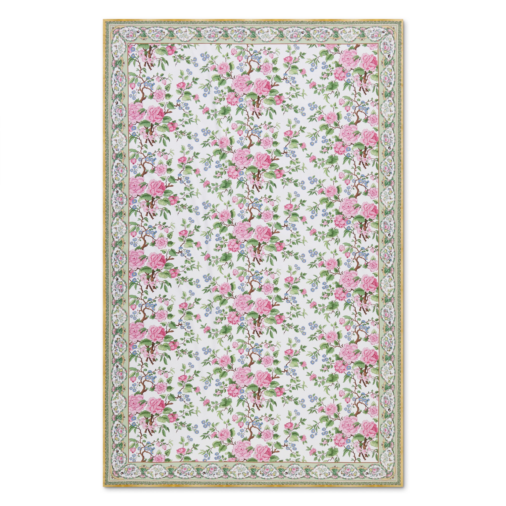 Canton Rose Floral Tablecloth