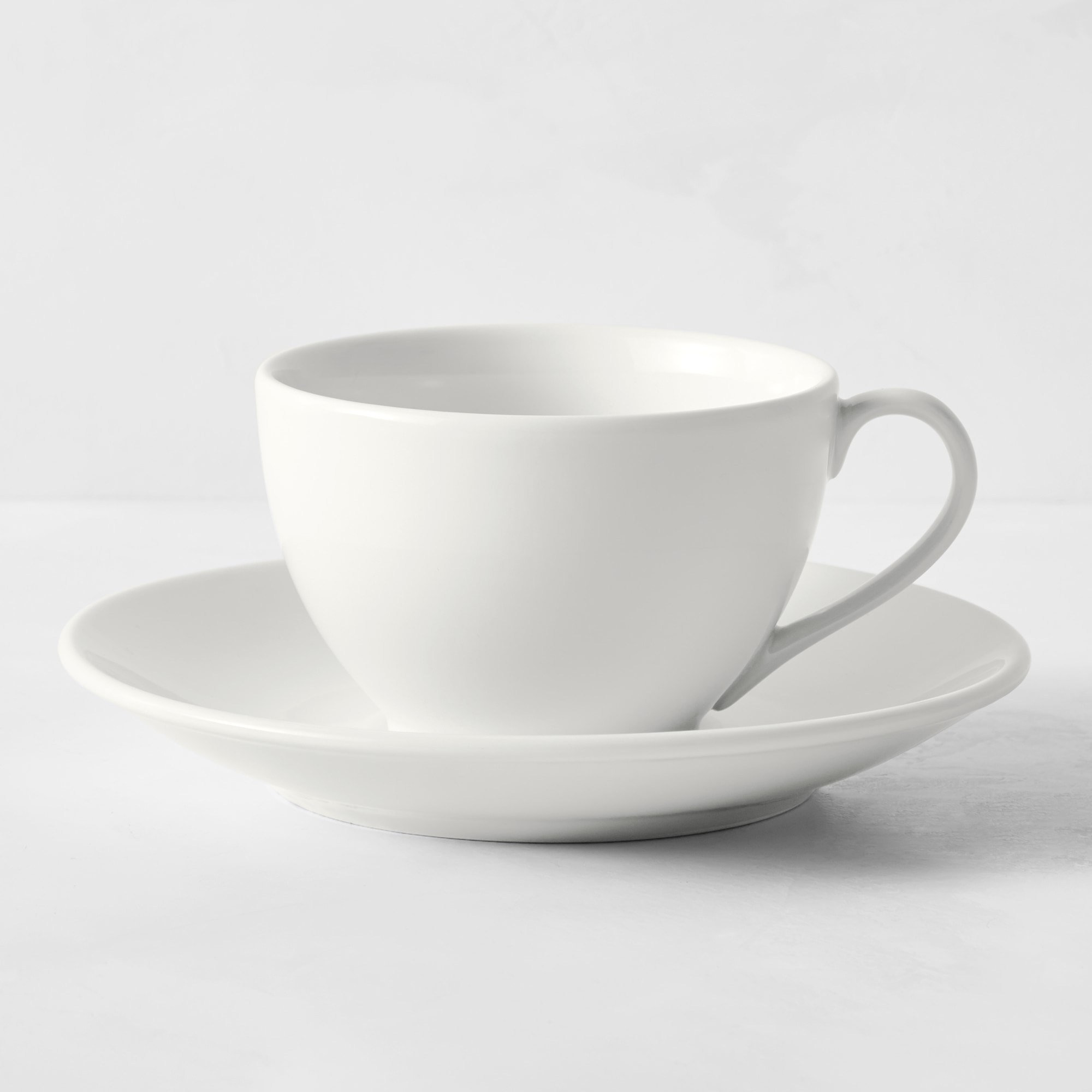 Apilco Tradition Porcelain Cups & Saucers