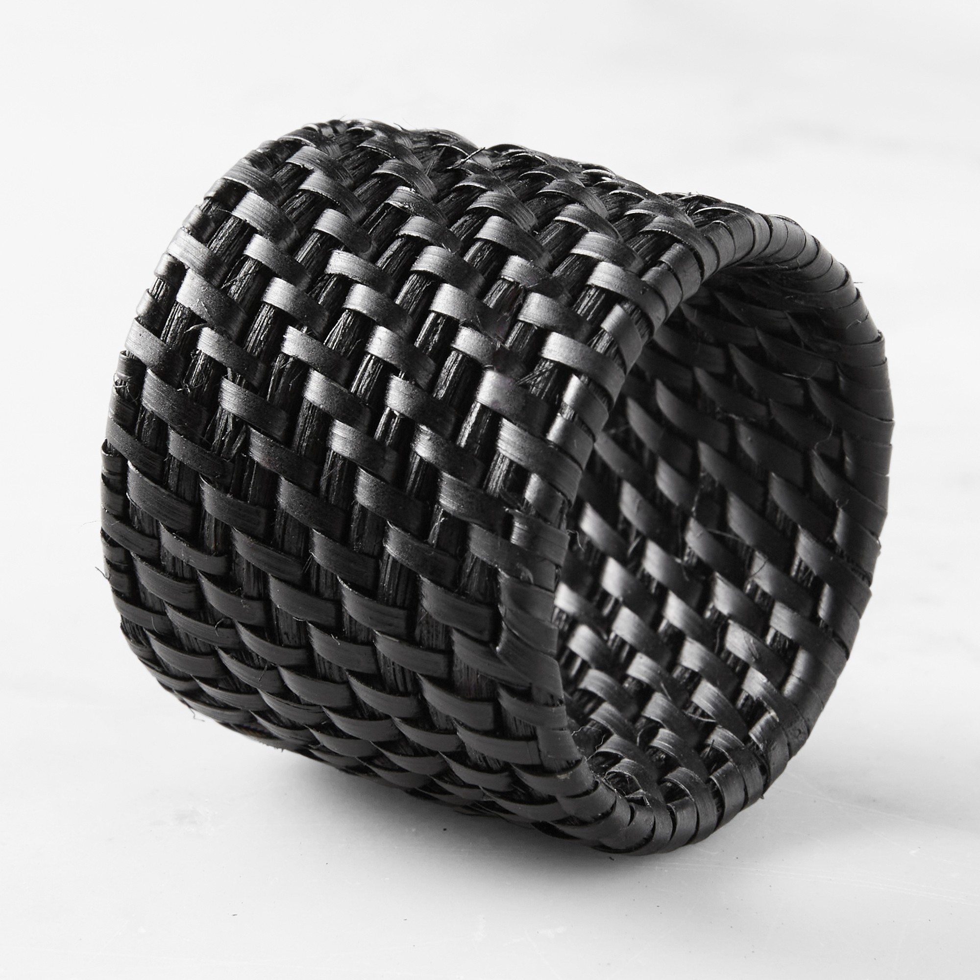 Black Hapao Napkin Rings, Set of 4