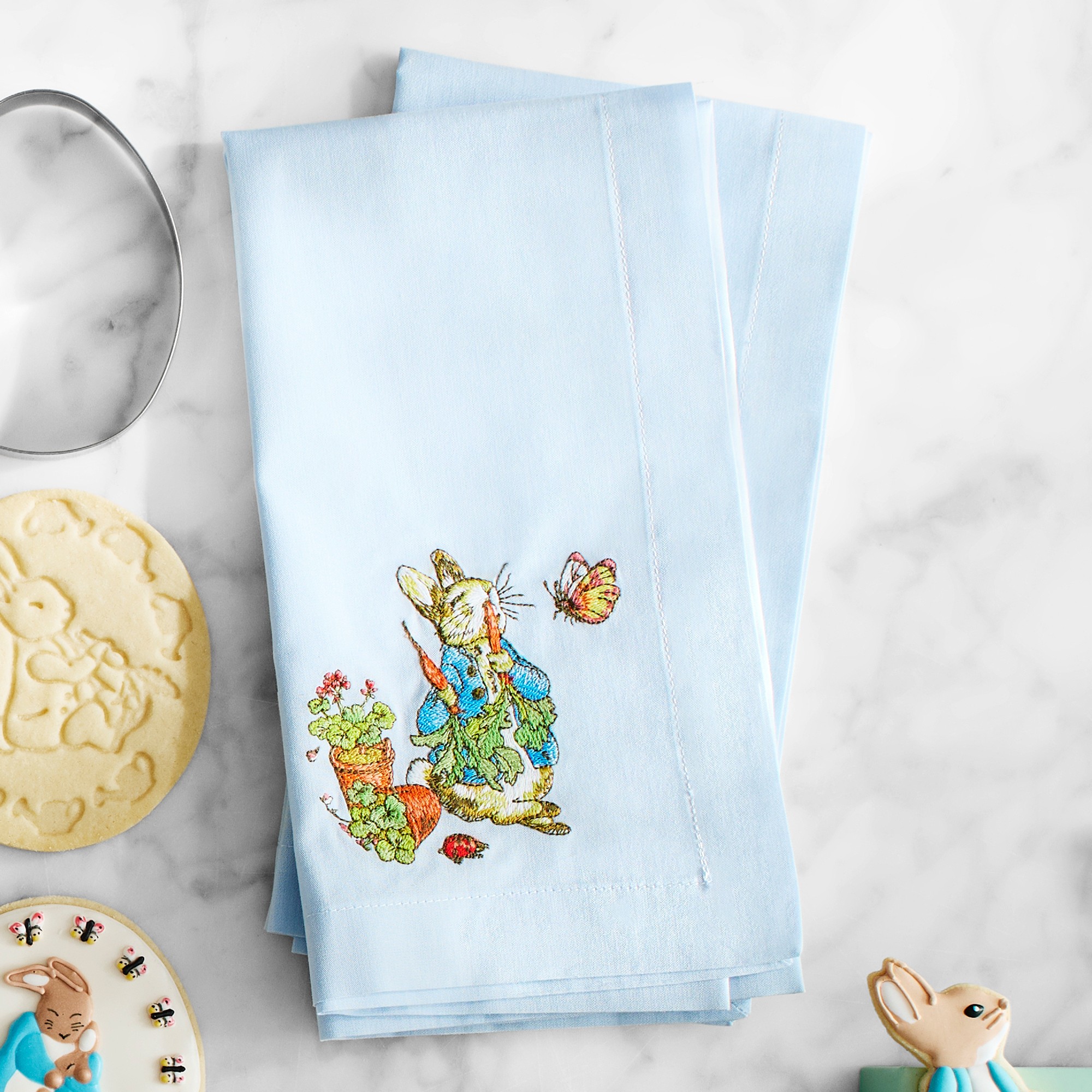 Peter Rabbit™ Embroidered Napkins, Set of 4