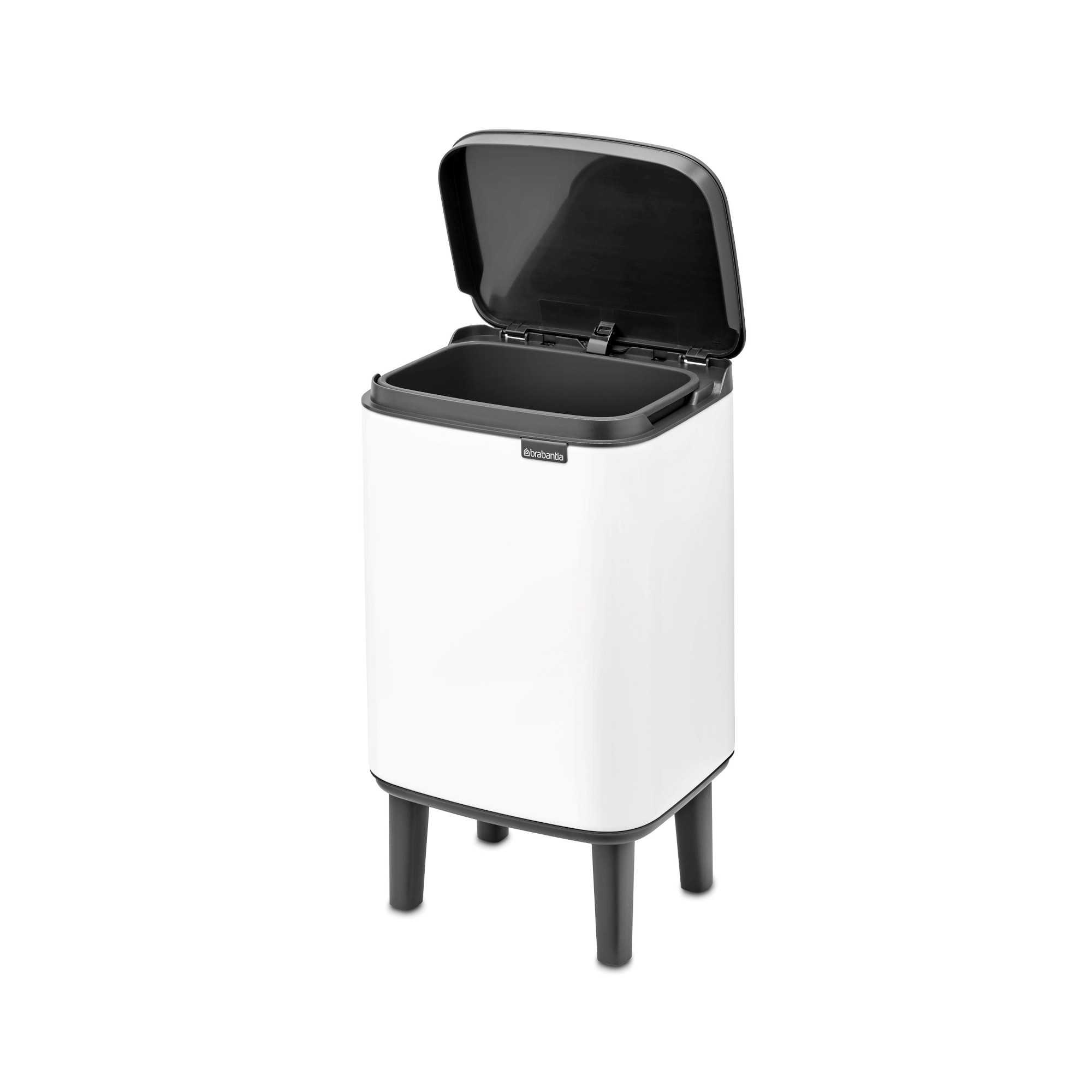 Brabantia Bo Hi Single Compartment Trash Can, 1.1-Gallon