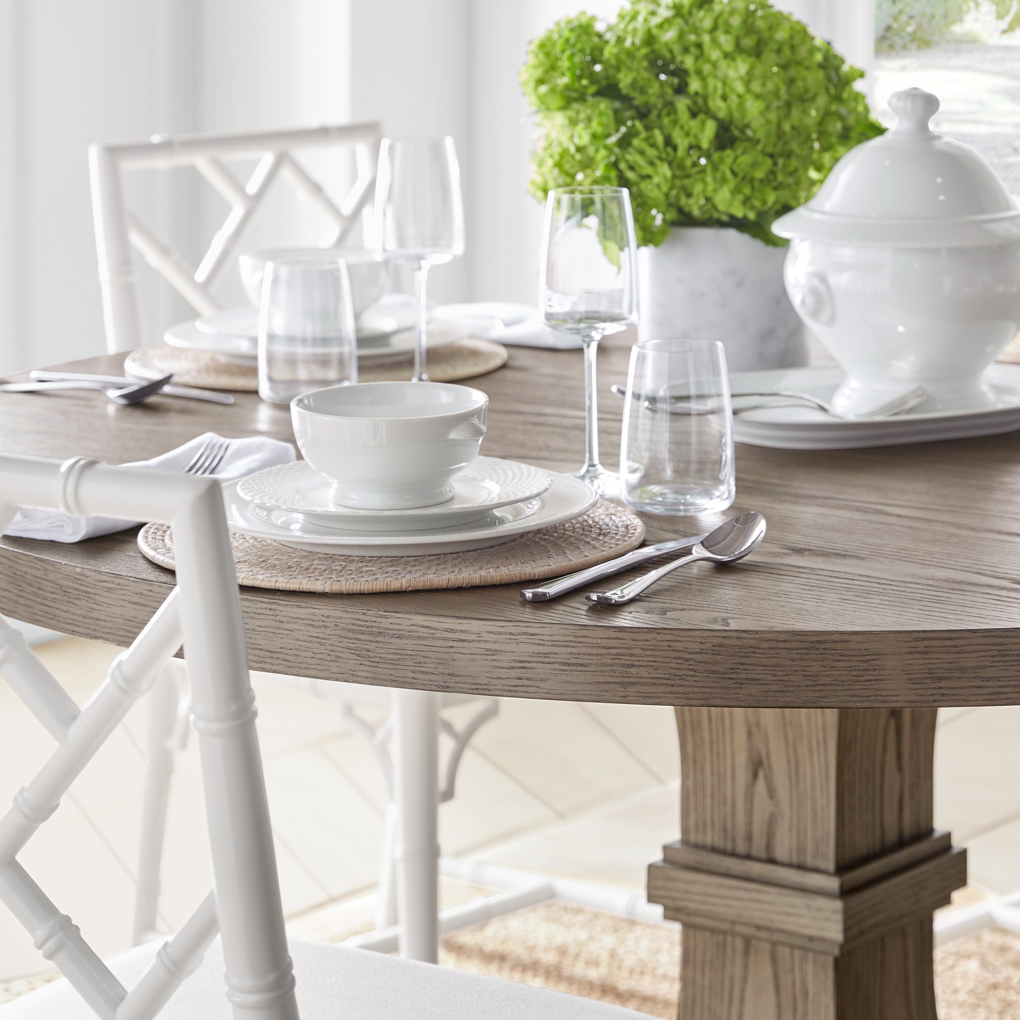 Apilco Lion's Head Porcelain Soup Bowl