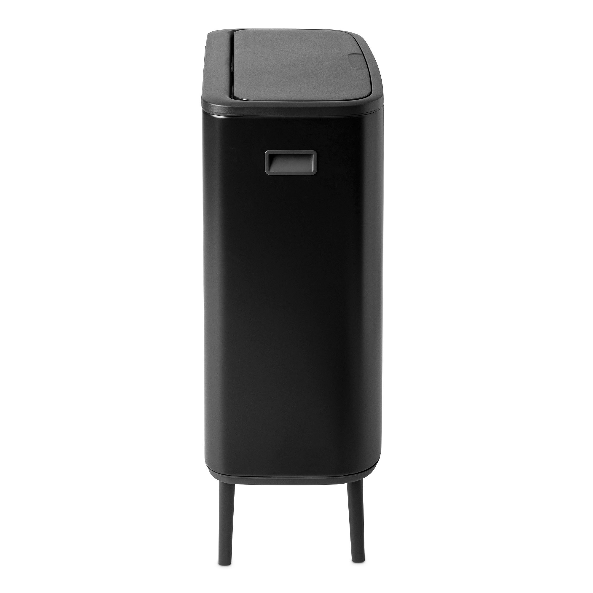 Brabantia Bo Touch Top Hi Dual Compartment Recycling Trash Can, 2 x 8 Gallon