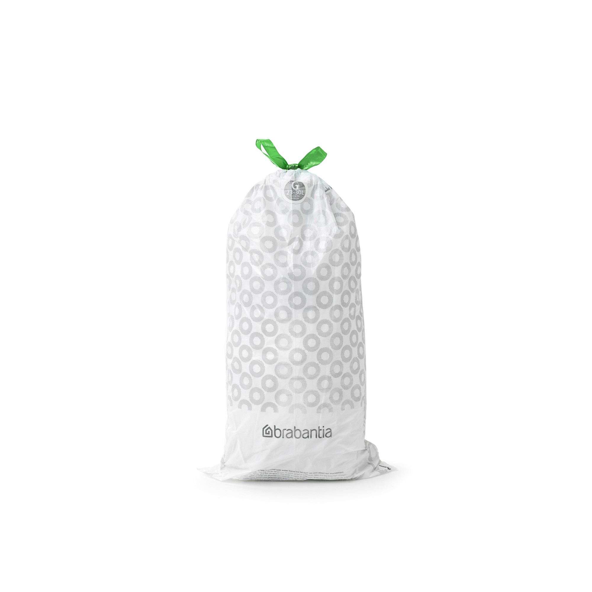 Brabantia PerfectFit Trash Bags, Code G, 6-8 Gallon 23-30L, 120-Count