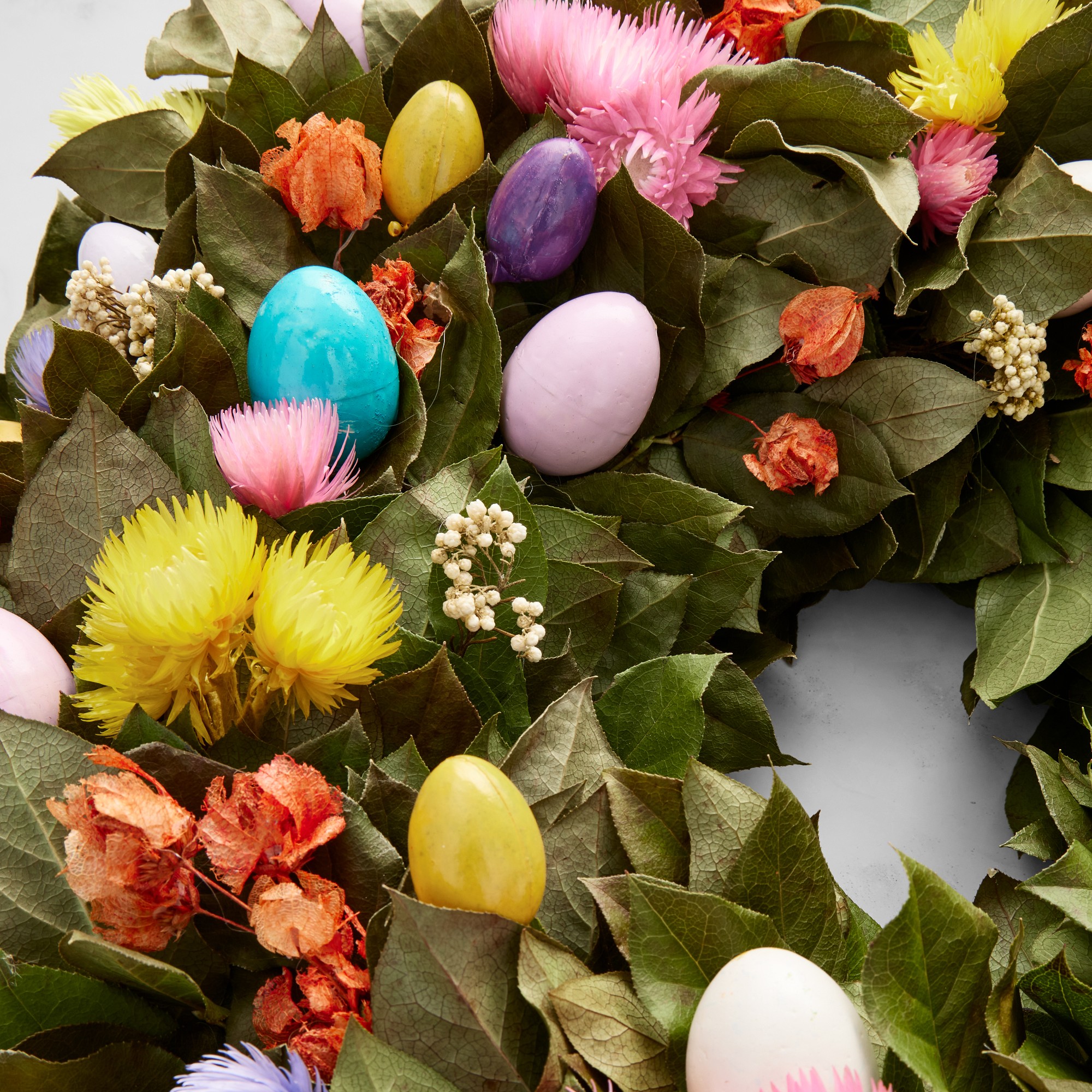 Easter Egg Live Wreath, 24