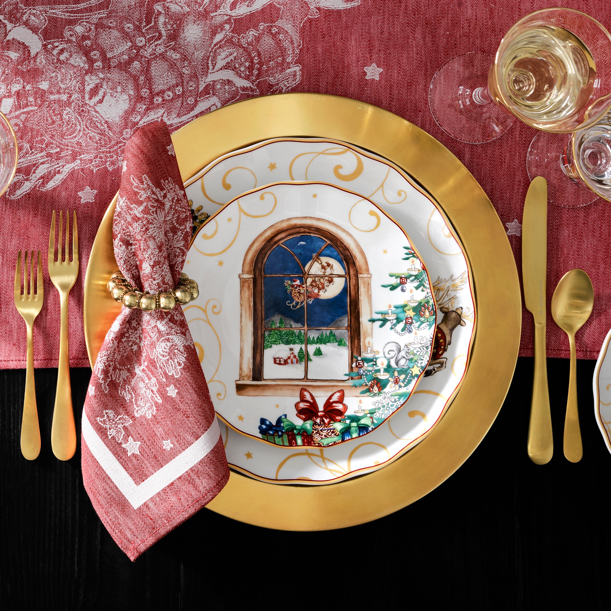 Antique Brass Charger