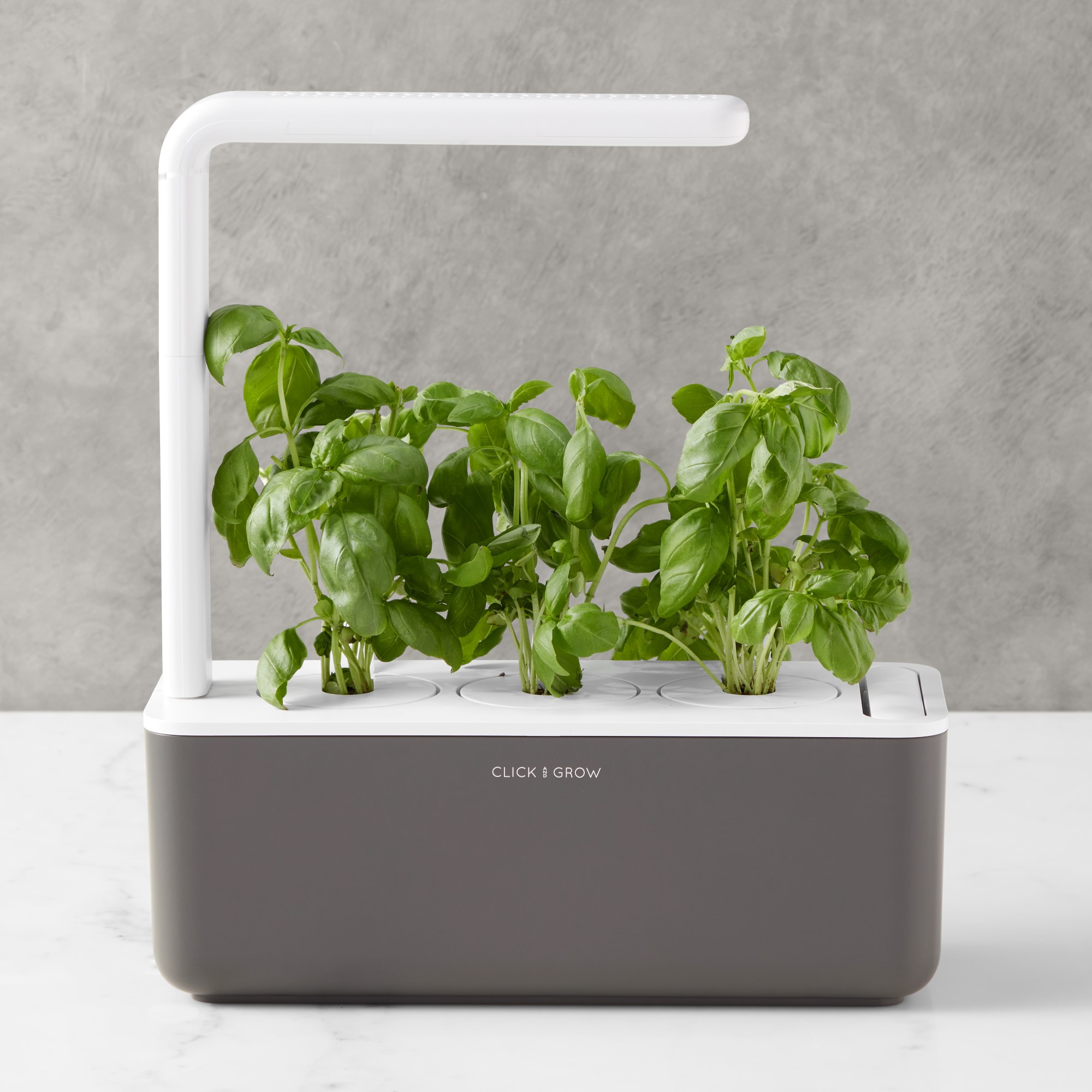 Click & Grow Smart Garden System, 3 Pod, Grey