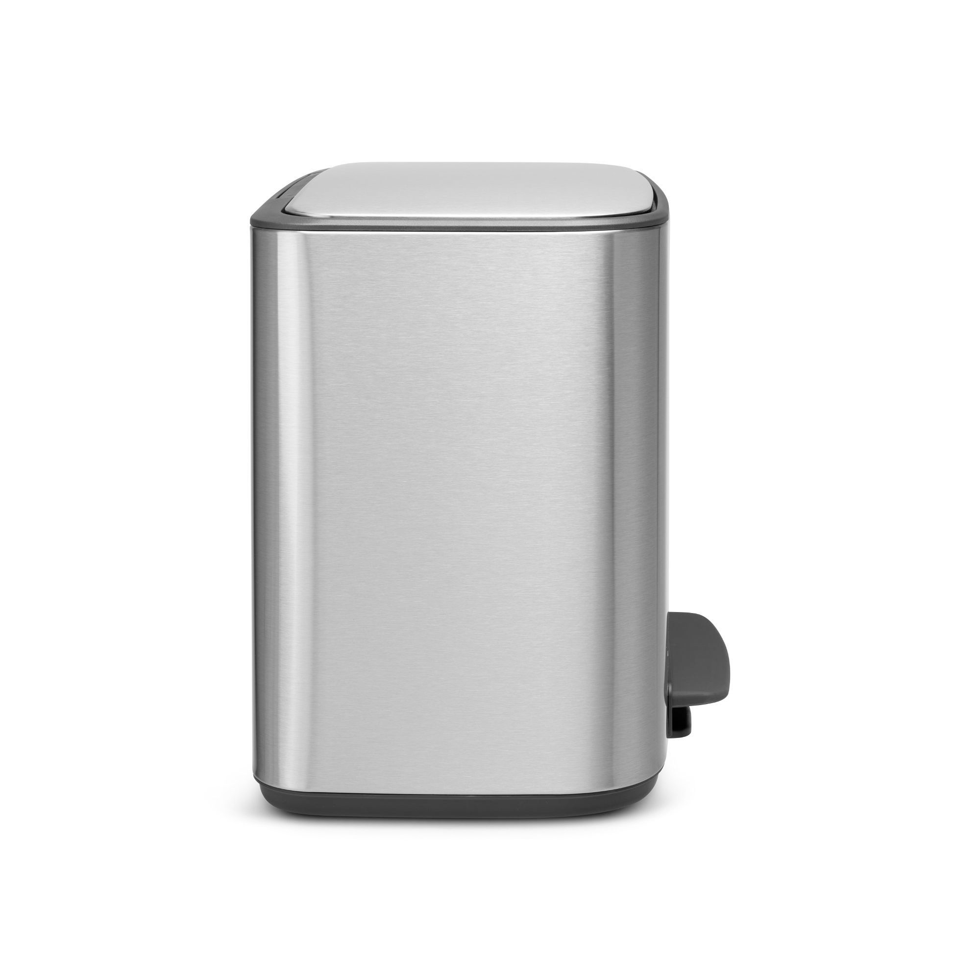 Brabantia Bo Step On Dual Compartment Recycling Trash Can, 3 + 6 Gallon