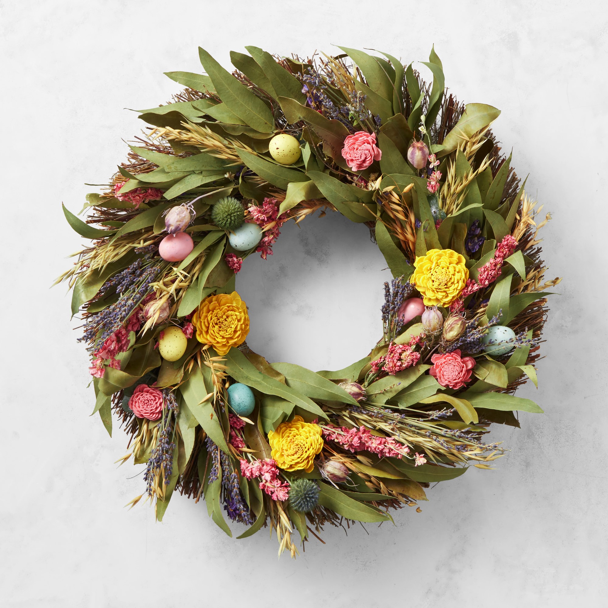 Easter Blossom Live Live Wreath, 20