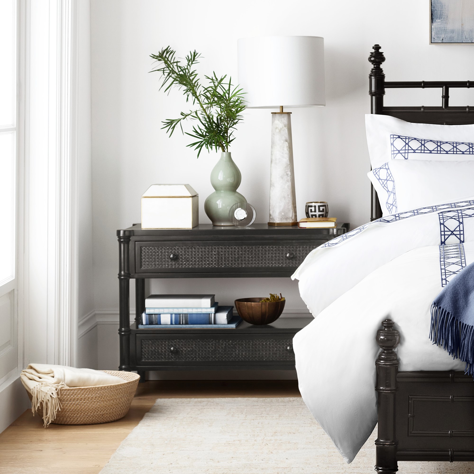 Cane 2-Drawer Nightstand (36)