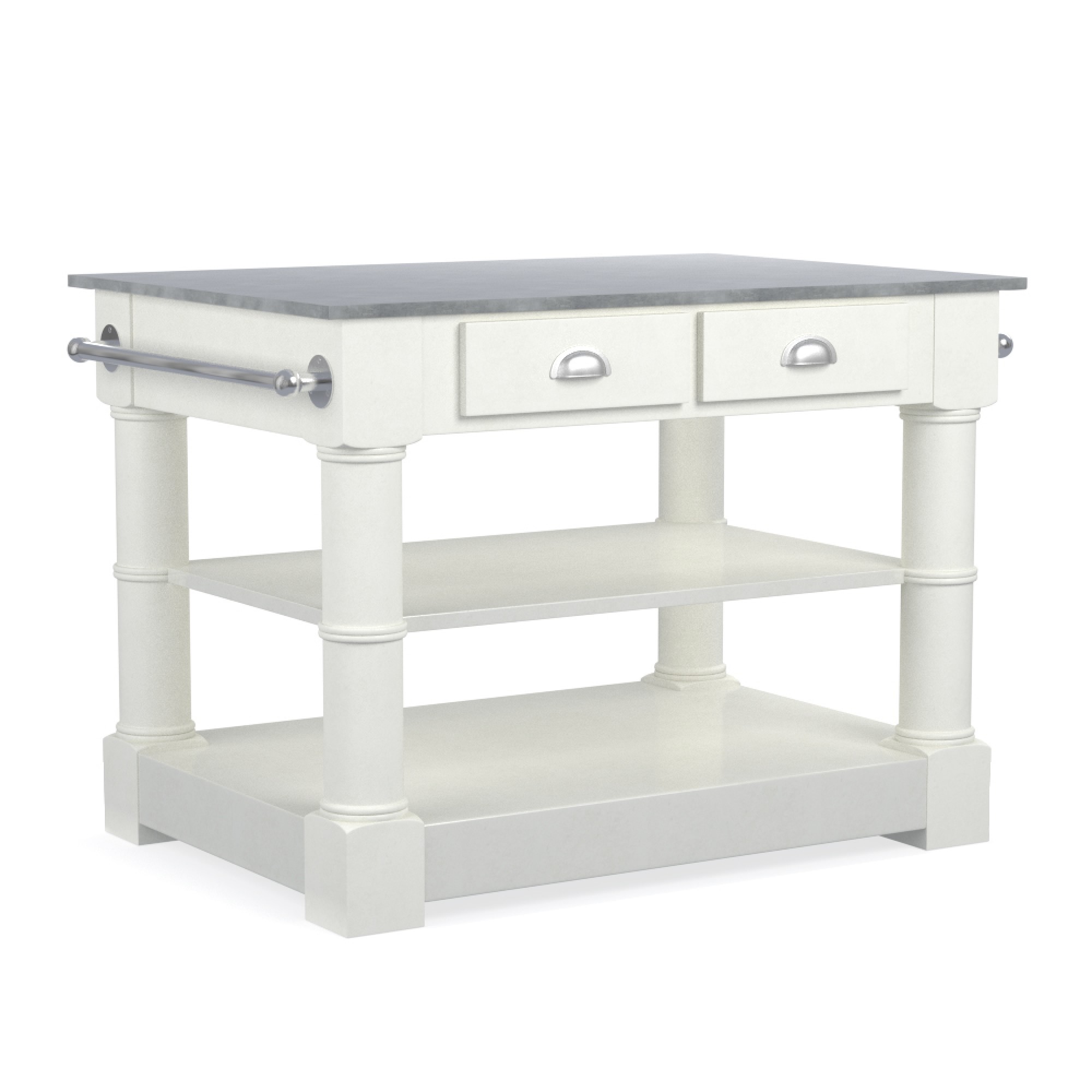 Barrelson Single Kitchen Island with Italian Basalt Top (49)