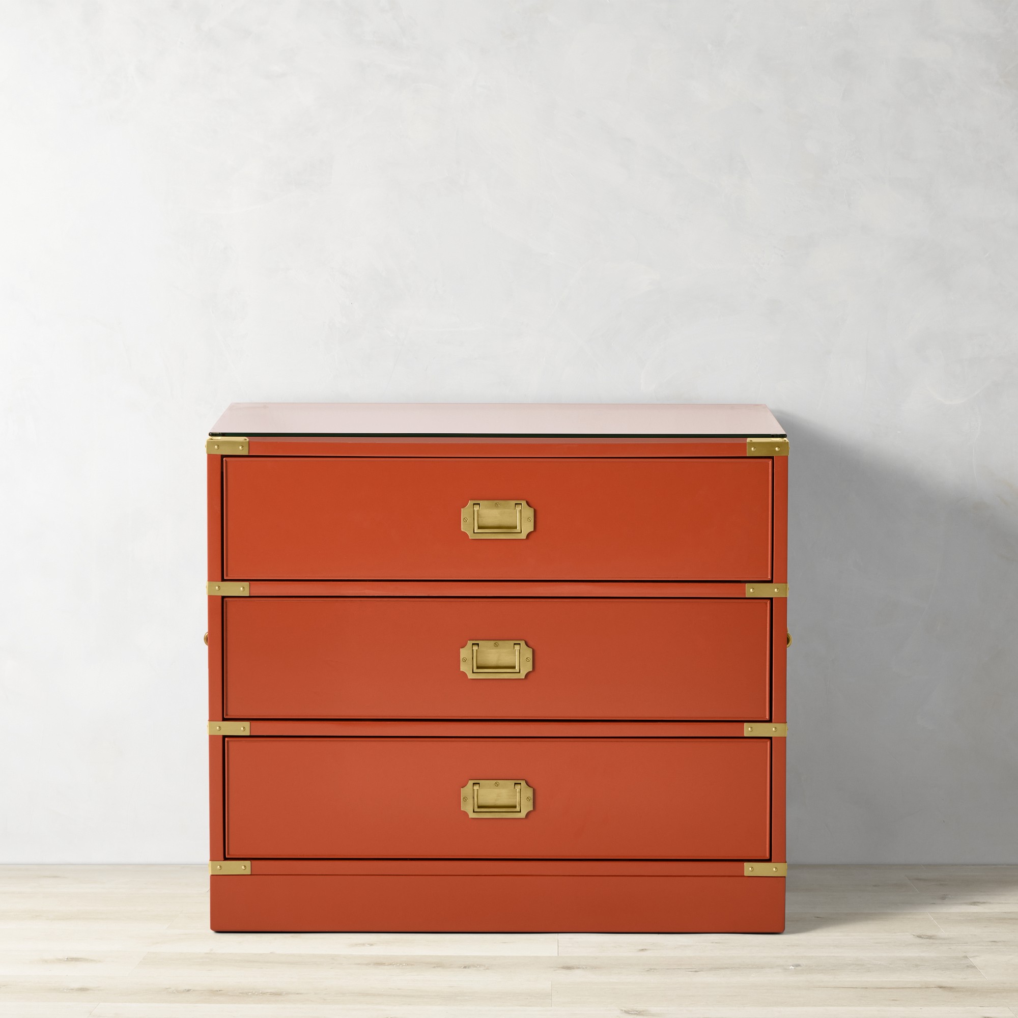 Campaign 3-Drawer Nightstand, Persimmon (30)