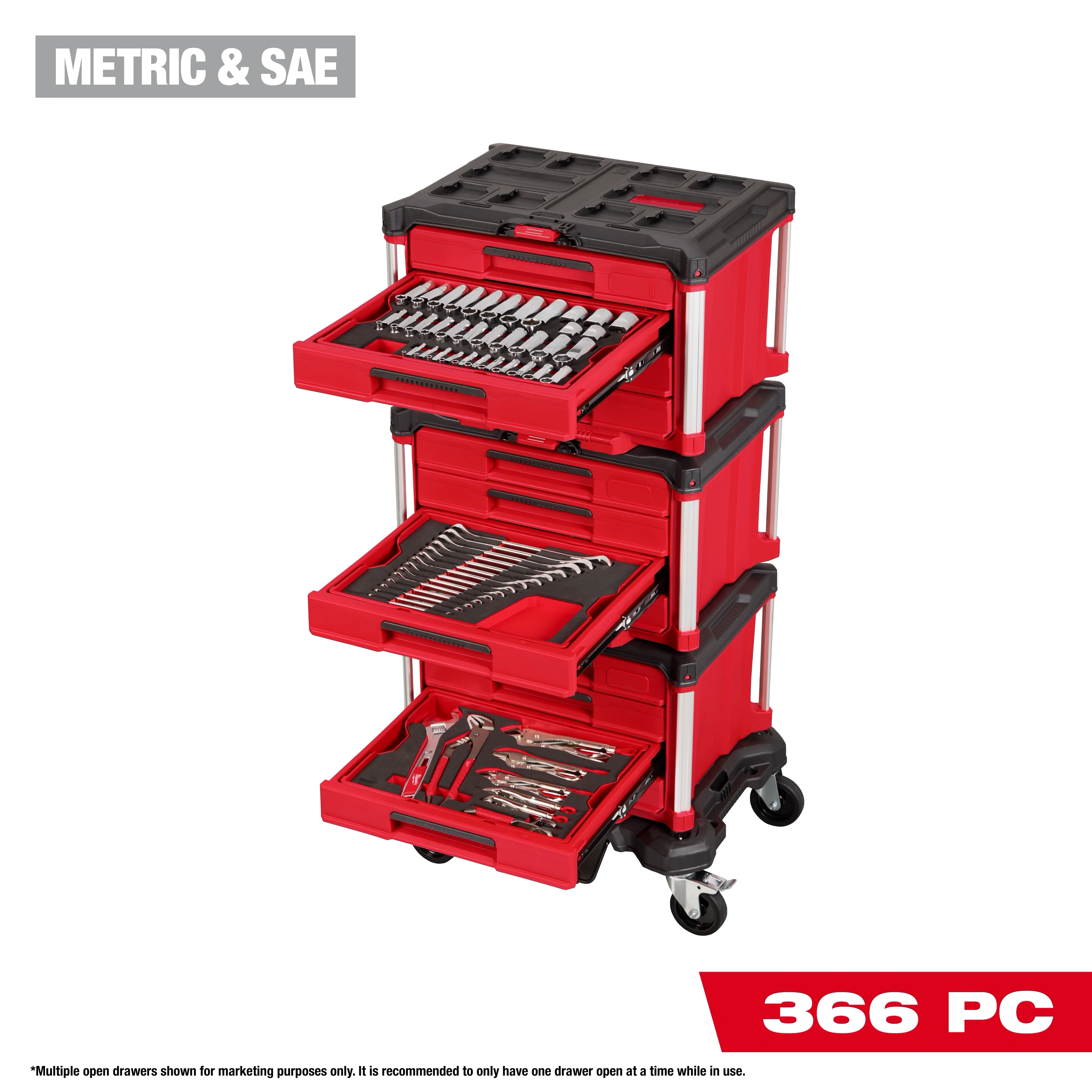 366pc. Hand Tool Set With Drawers And Dolly