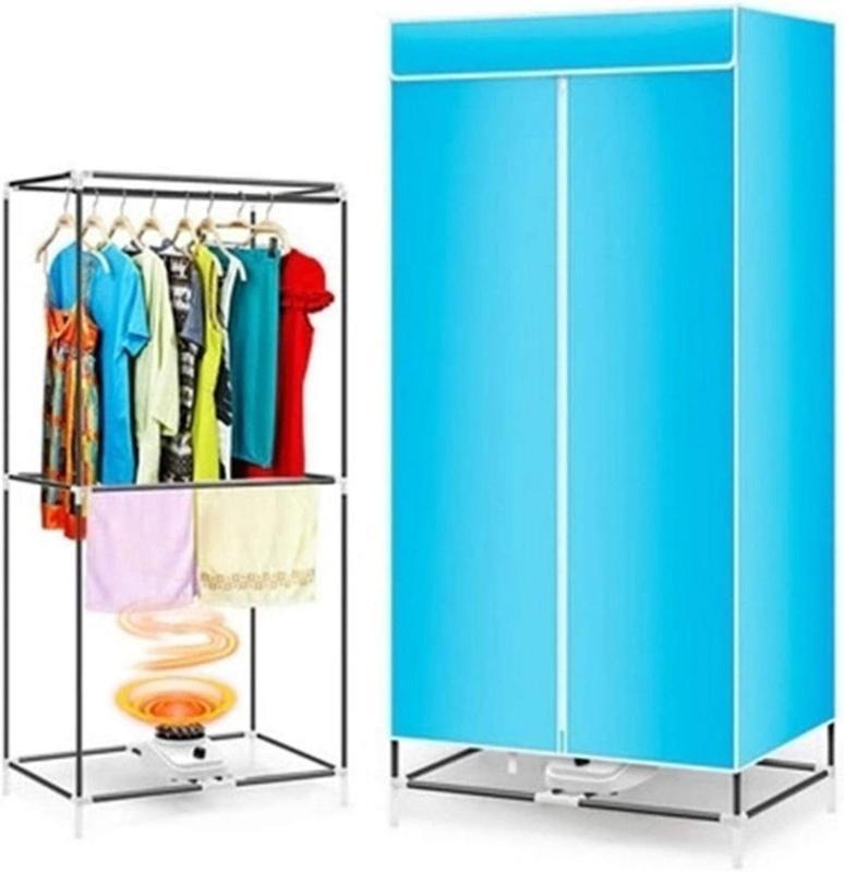 Asciugabiancheria box asciuga biancheria 1000w con timer ciclo rapido asciugatura[Classe di efficienza energetica A++]