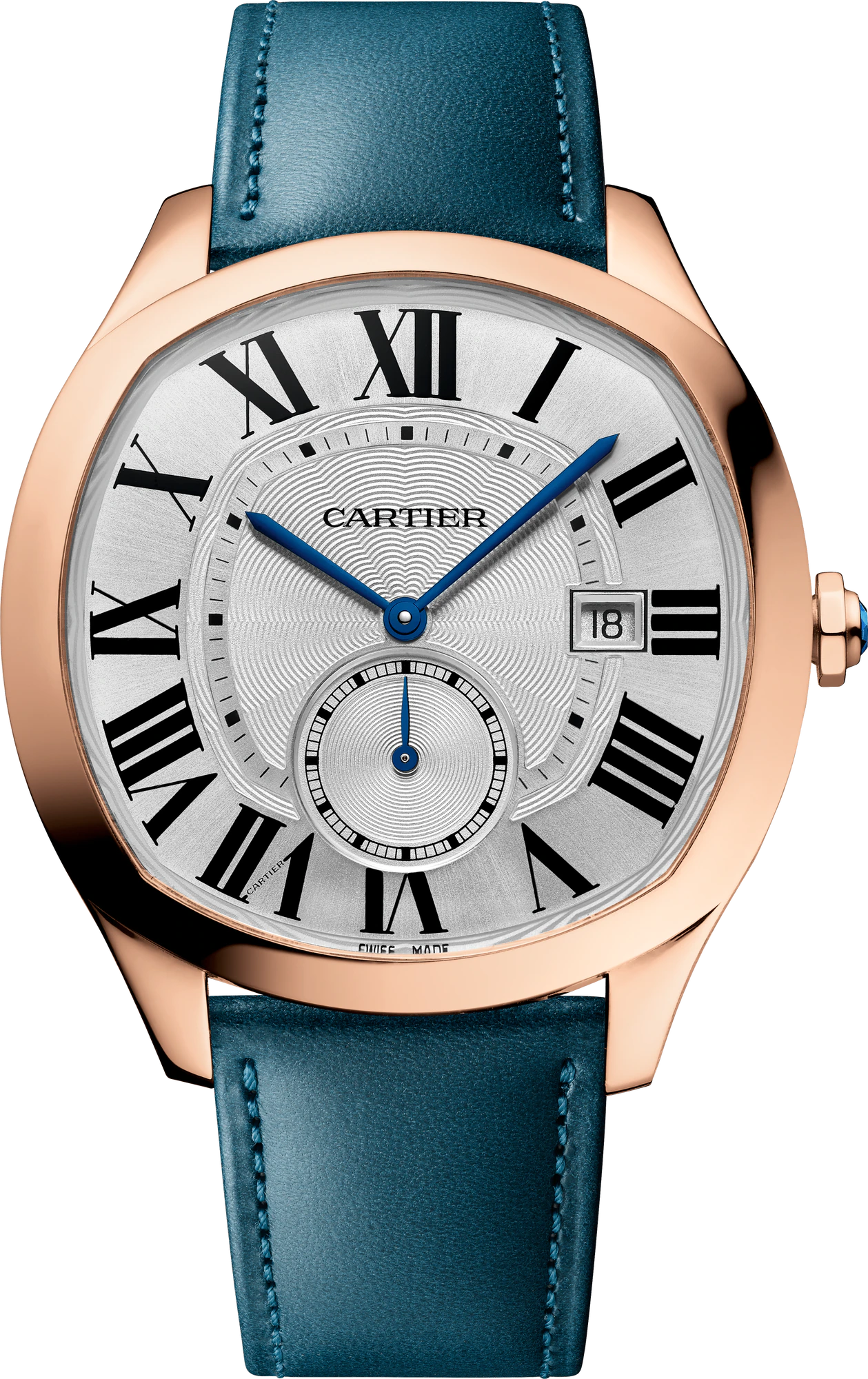 Cartier Drive 18K Rose Gold Men’s Watch, WGNM0021