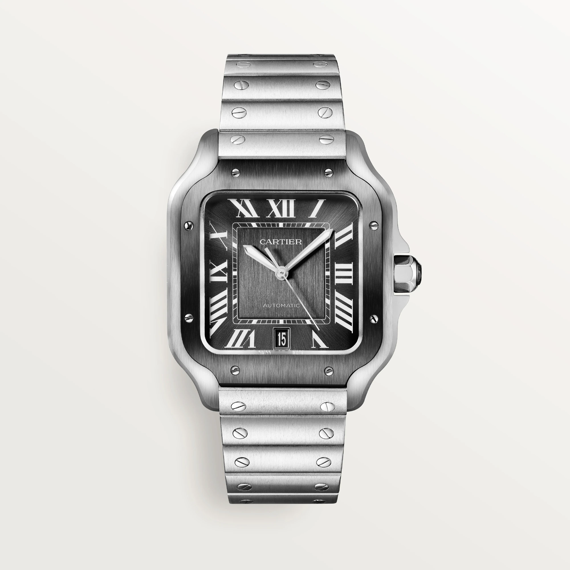 Cartier Santos Stainless Steel Men’s Watch, WSSA0037
