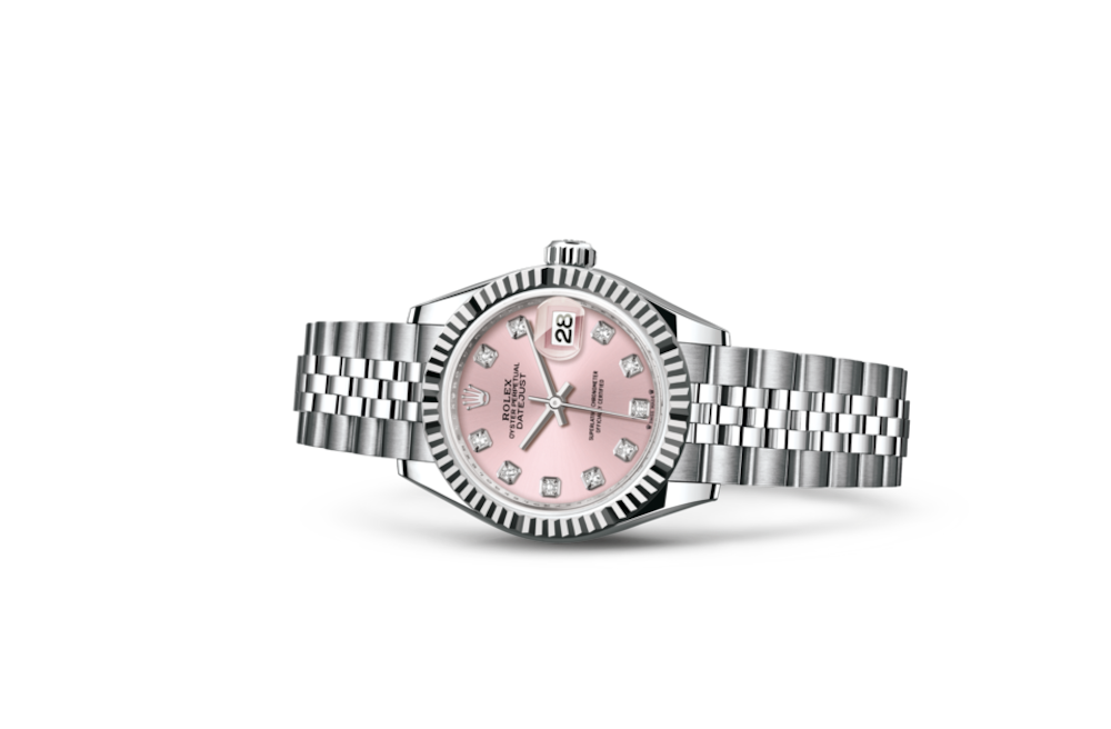 LadyRolex DATEJUST Pink Set With Diamonds，279174