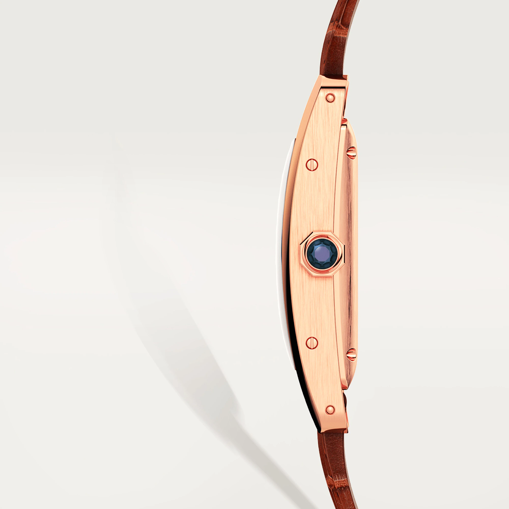 Cartier Tank Américaine Medium Model 18K Rose Gold Men’s Watch, WGTA0046