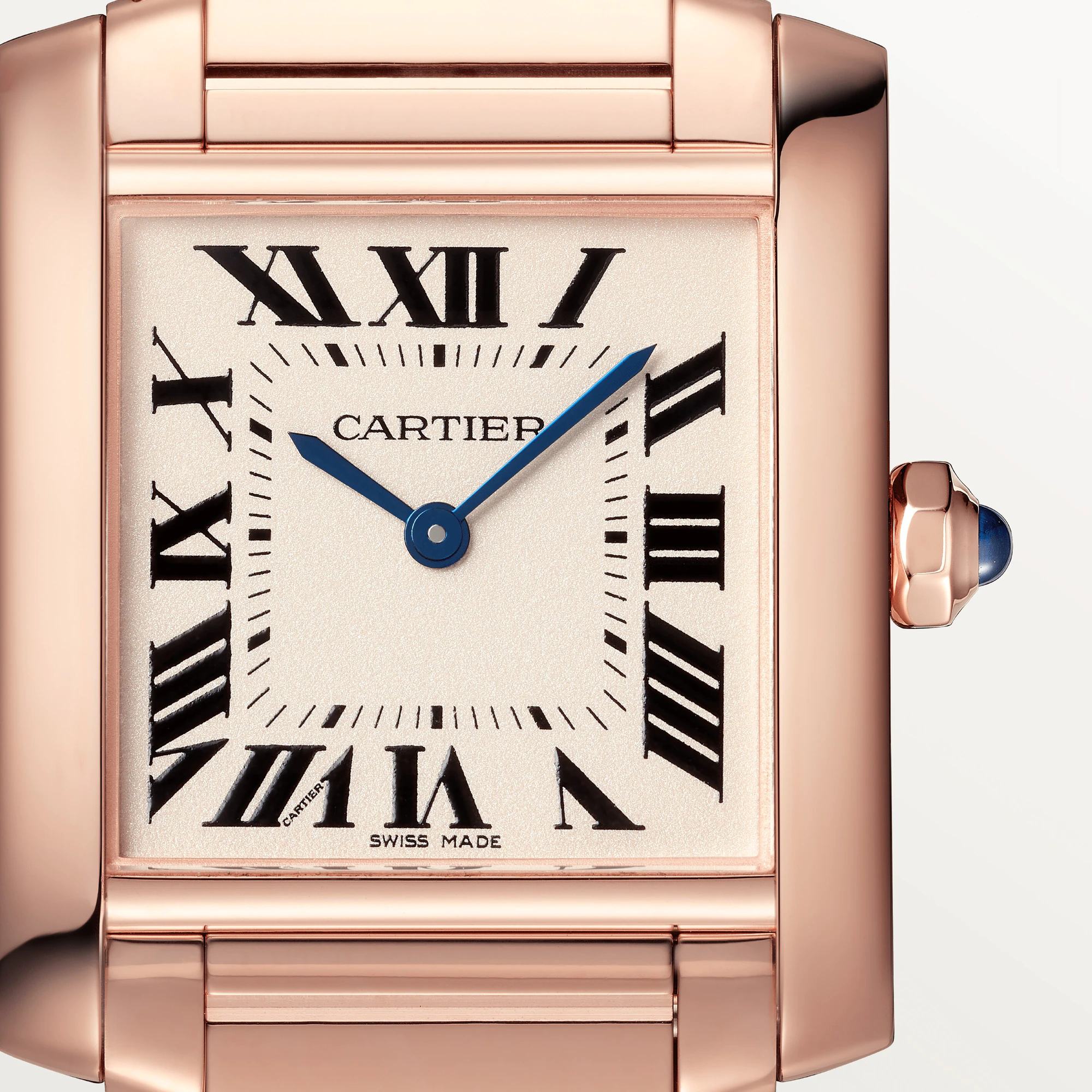 Cartier Tank Francaise Medium Model 18K Rose Gold Lady’s Watch, WGTA0030