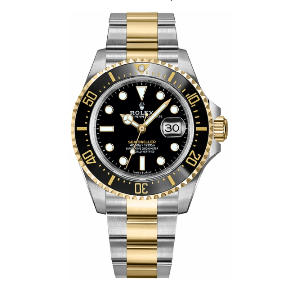 Rolex Sea-Dweller Gold & Oystersteel Men's Watch M126603-0001