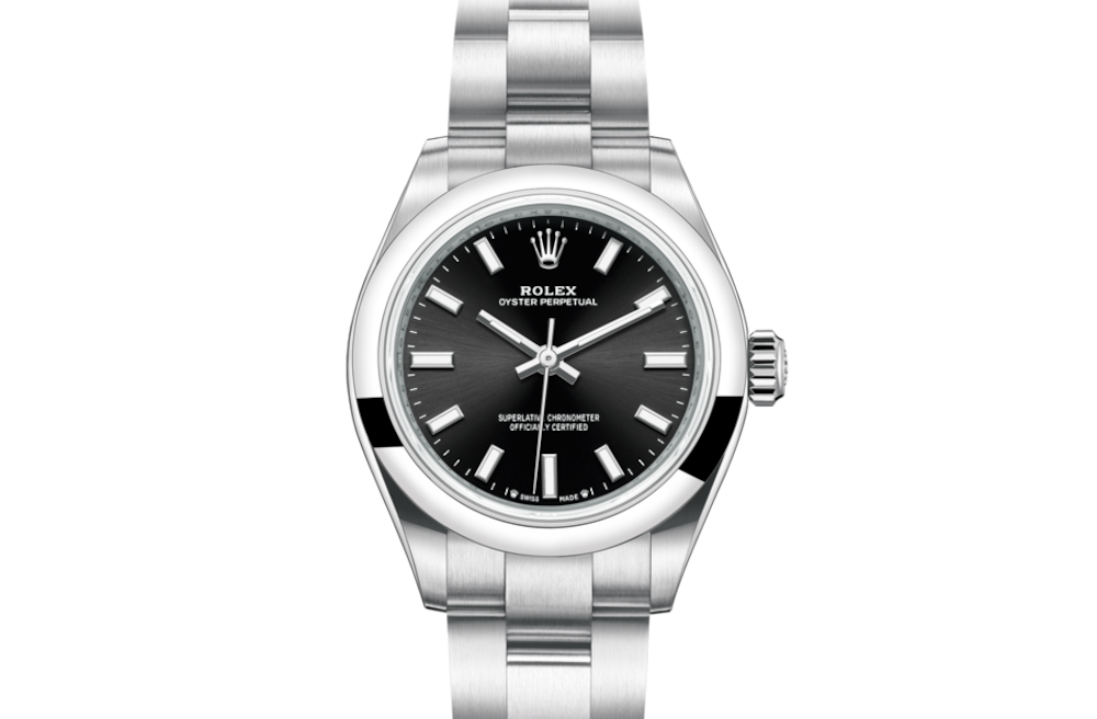 LadyRolex  OYSTER PERPETUAL 28 Bright Black，276200