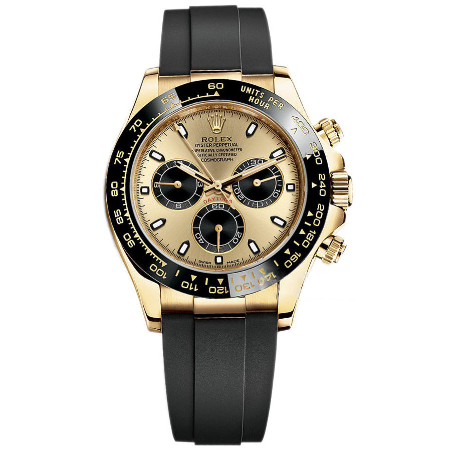 Rolex Cosmograph Daytona Black Strap m116518ln Series