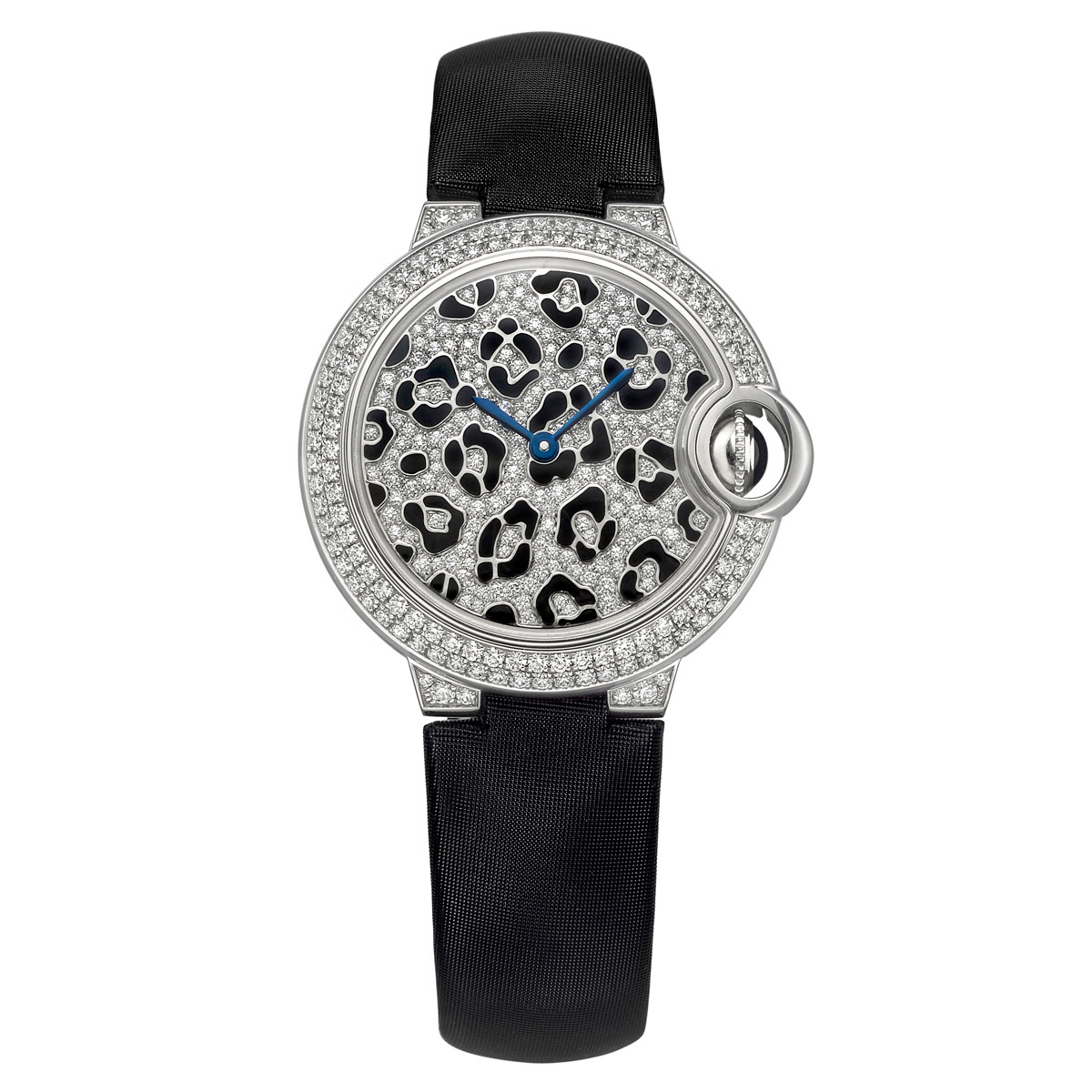 Cartier Ballon Bleu 33 mm 18K White Gold & Diamond Lady’s Watch, HPI01064