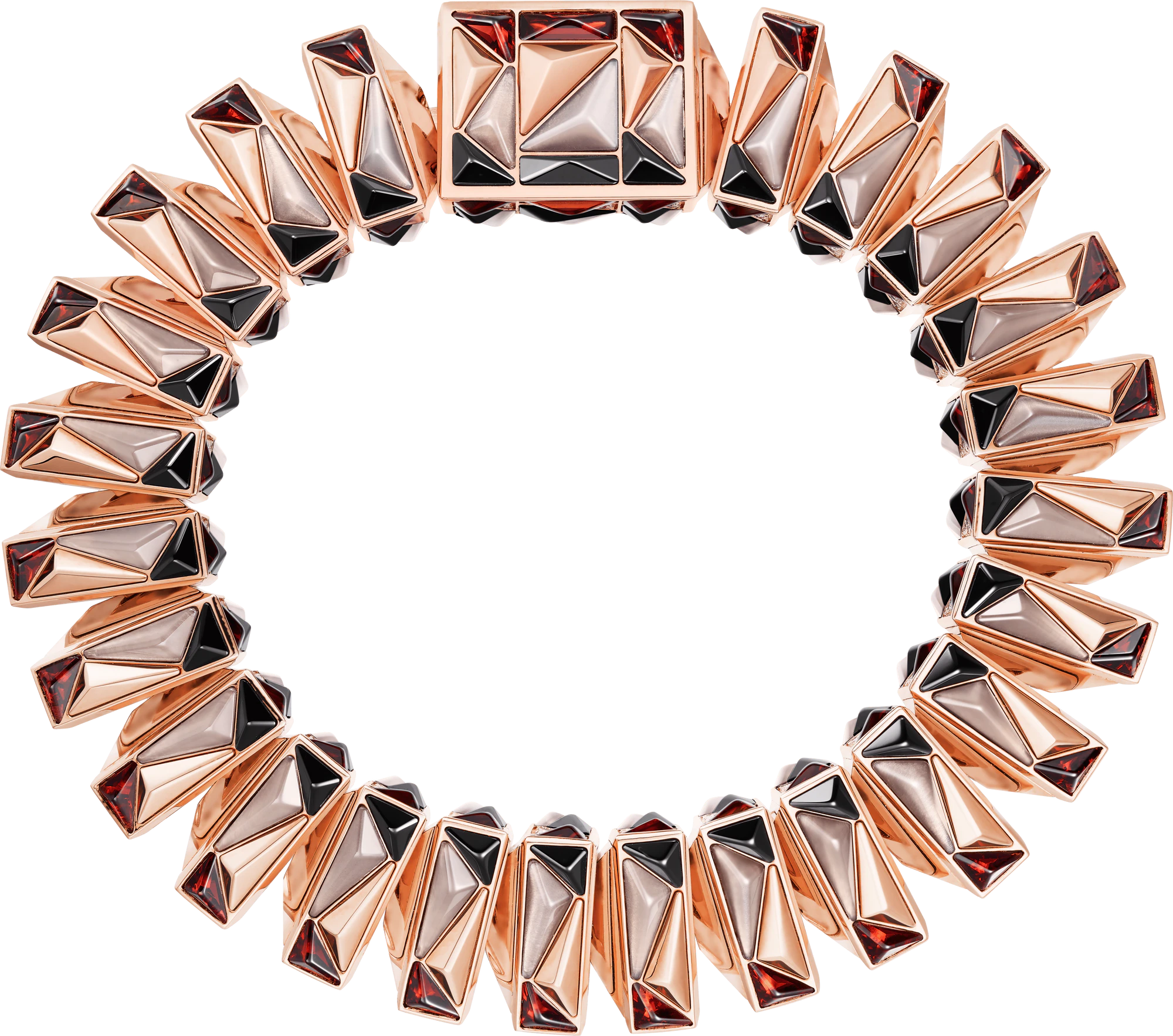 Cartier Libre Rose Gold & Diamonds & Garnets & Moonstones & Spinels Lady’s Watch, HPI01530