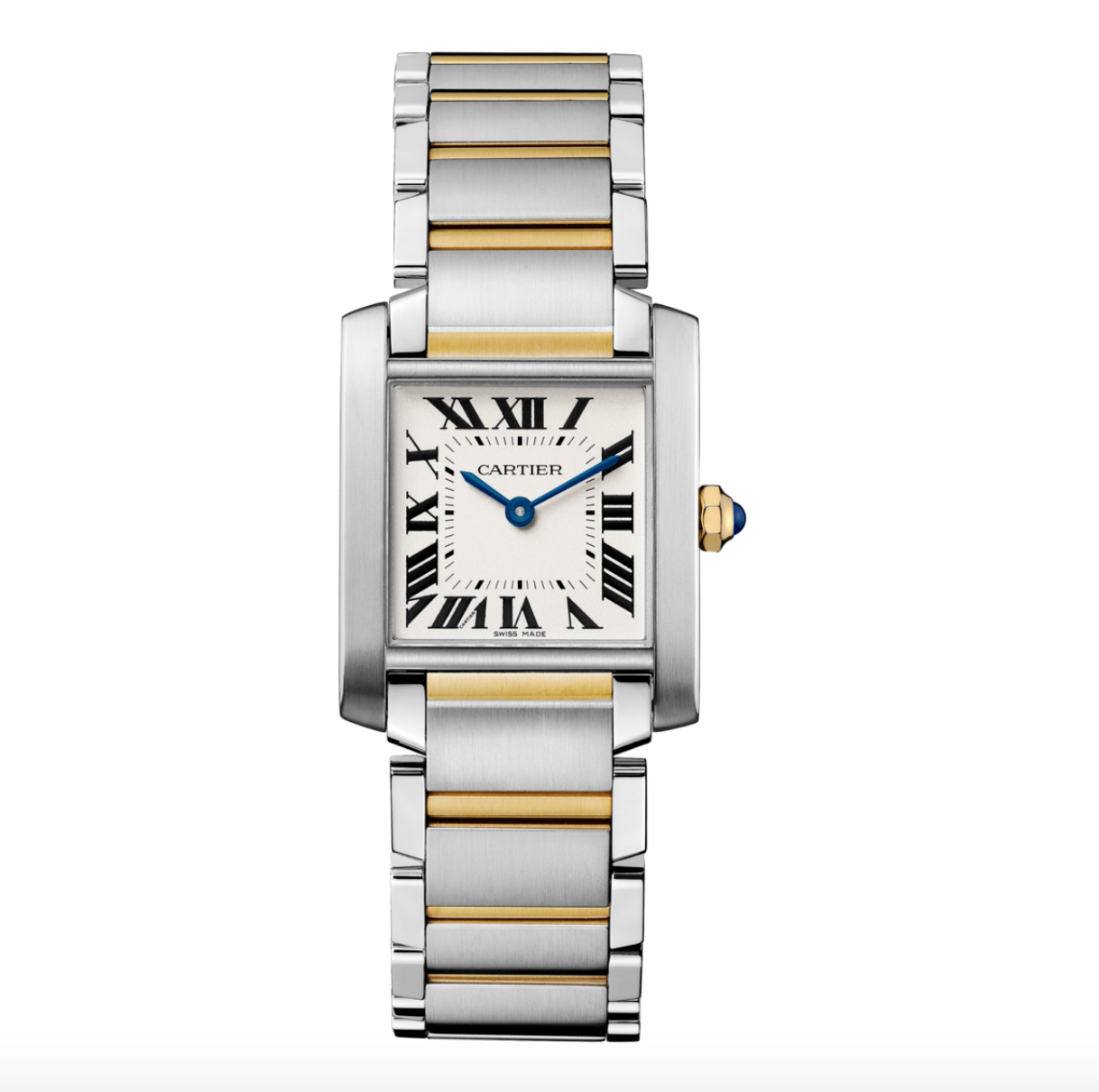 Cartier Tank Francaise Stainless Steel & Yellow Gold Lady’s Watch, W2TA0003