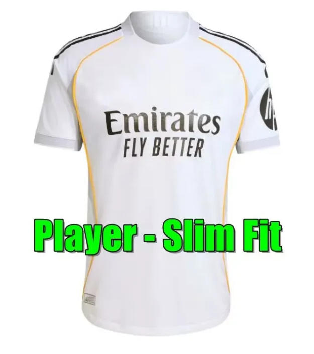 25-26 Real Madrid Home away third players Edition Jersey