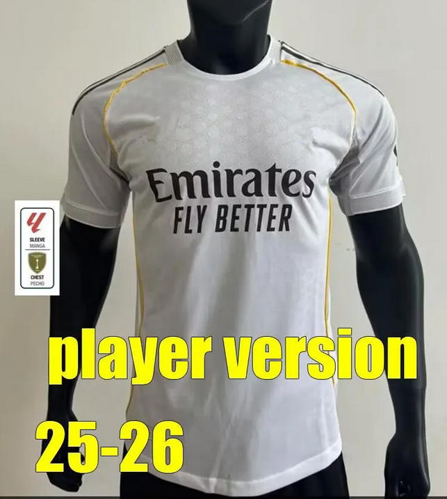 25-26 Real Madrid Home away third players Edition Jersey
