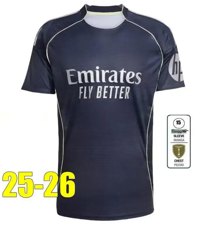 25-26 Real Madrid home away third fan jersey
