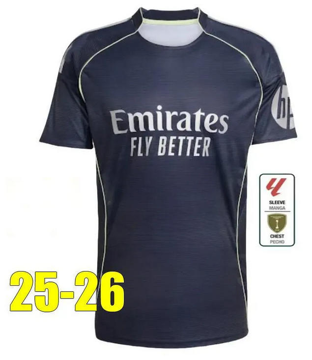25-26 Real Madrid home away third fan jersey