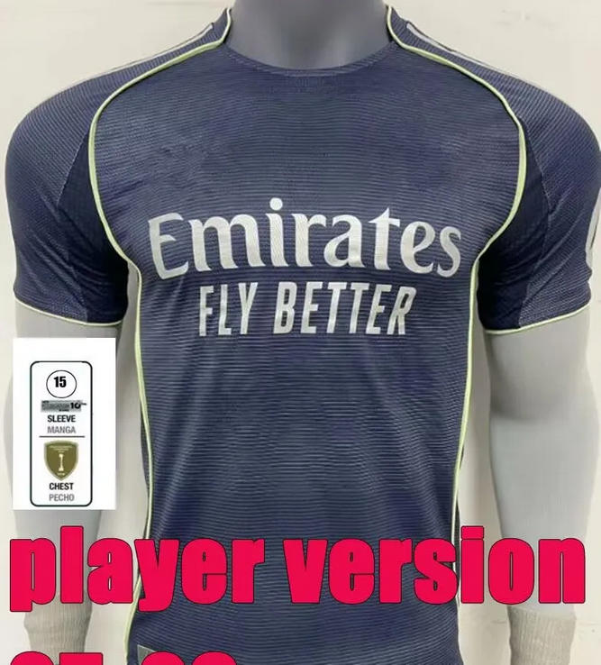 25-26 Real Madrid Home away third players Edition Jersey